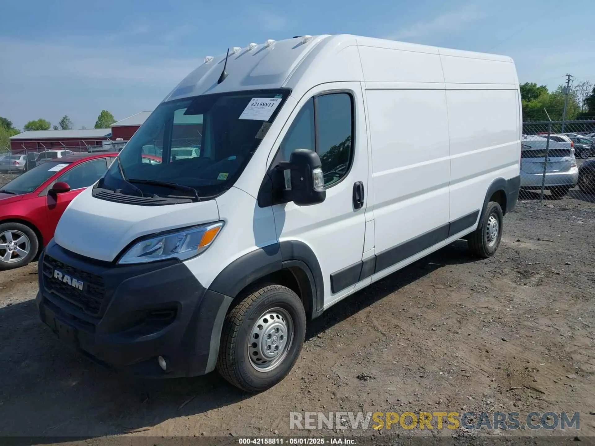 2 Photograph of a damaged car 3C6LRVDG6SE504125 RAM PROMASTER 2500 2025