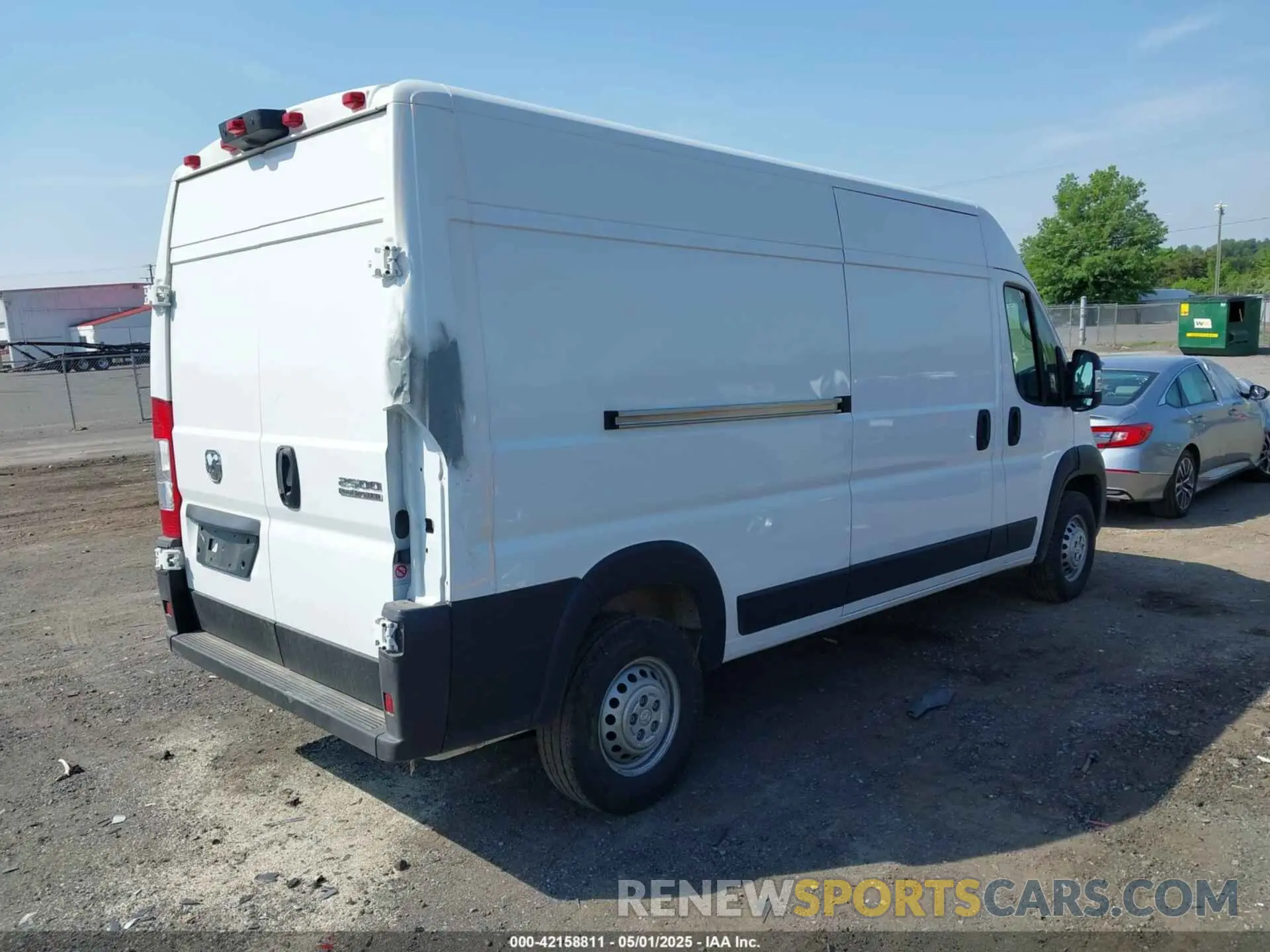 4 Photograph of a damaged car 3C6LRVDG6SE504125 RAM PROMASTER 2500 2025