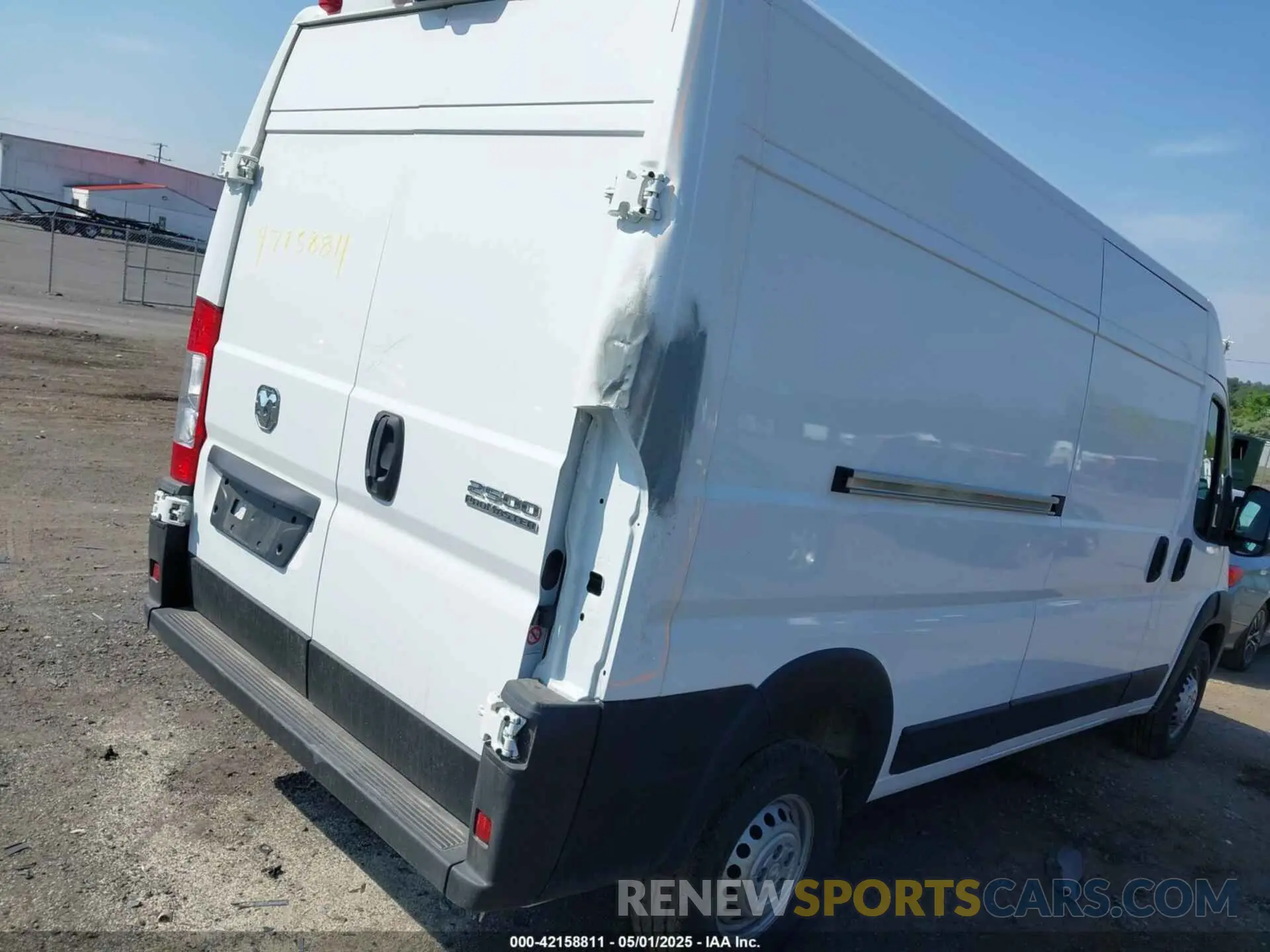 6 Photograph of a damaged car 3C6LRVDG6SE504125 RAM PROMASTER 2500 2025