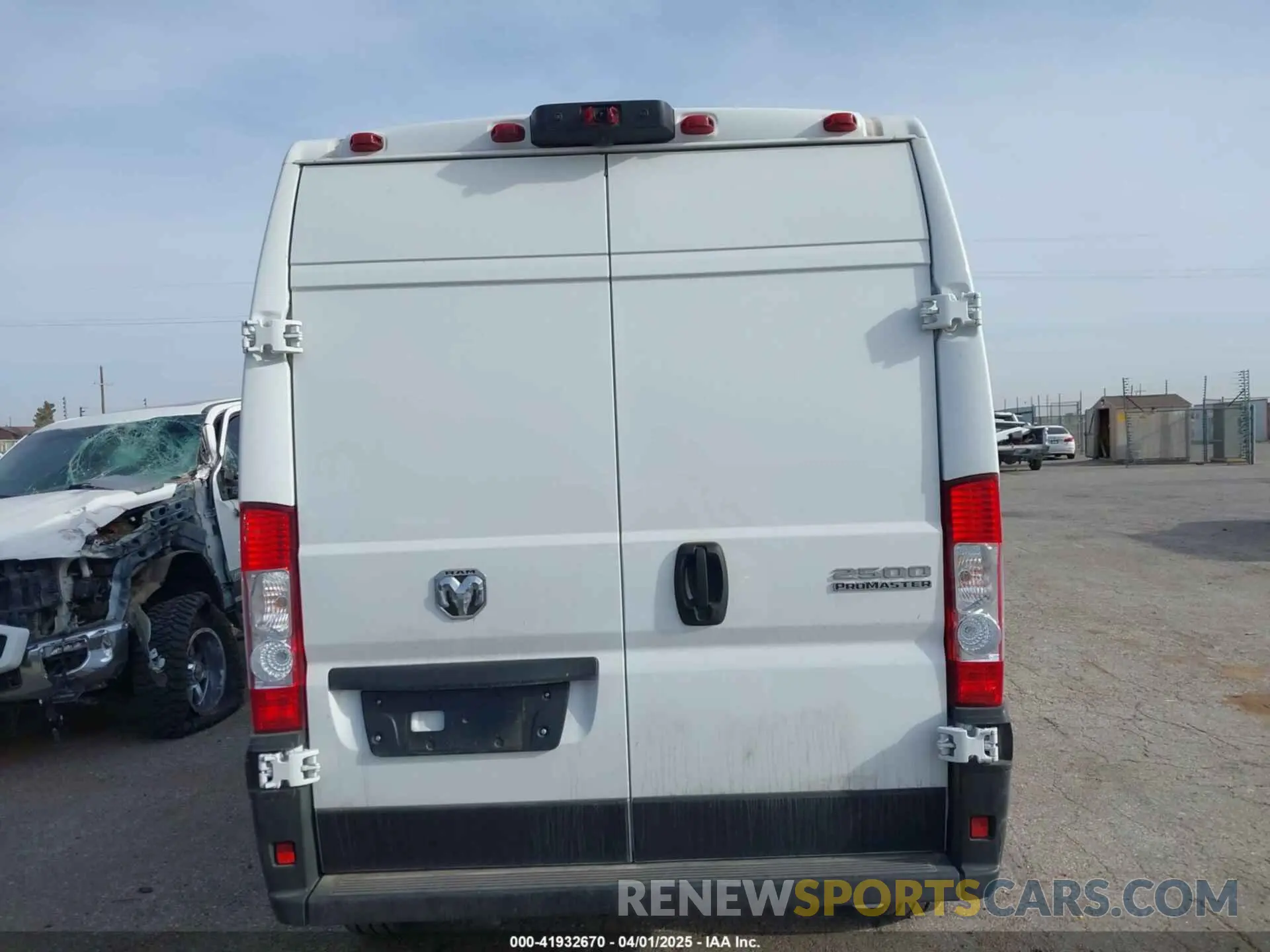 16 Photograph of a damaged car 3C6LRVDG7SE512766 RAM PROMASTER 2500 2025