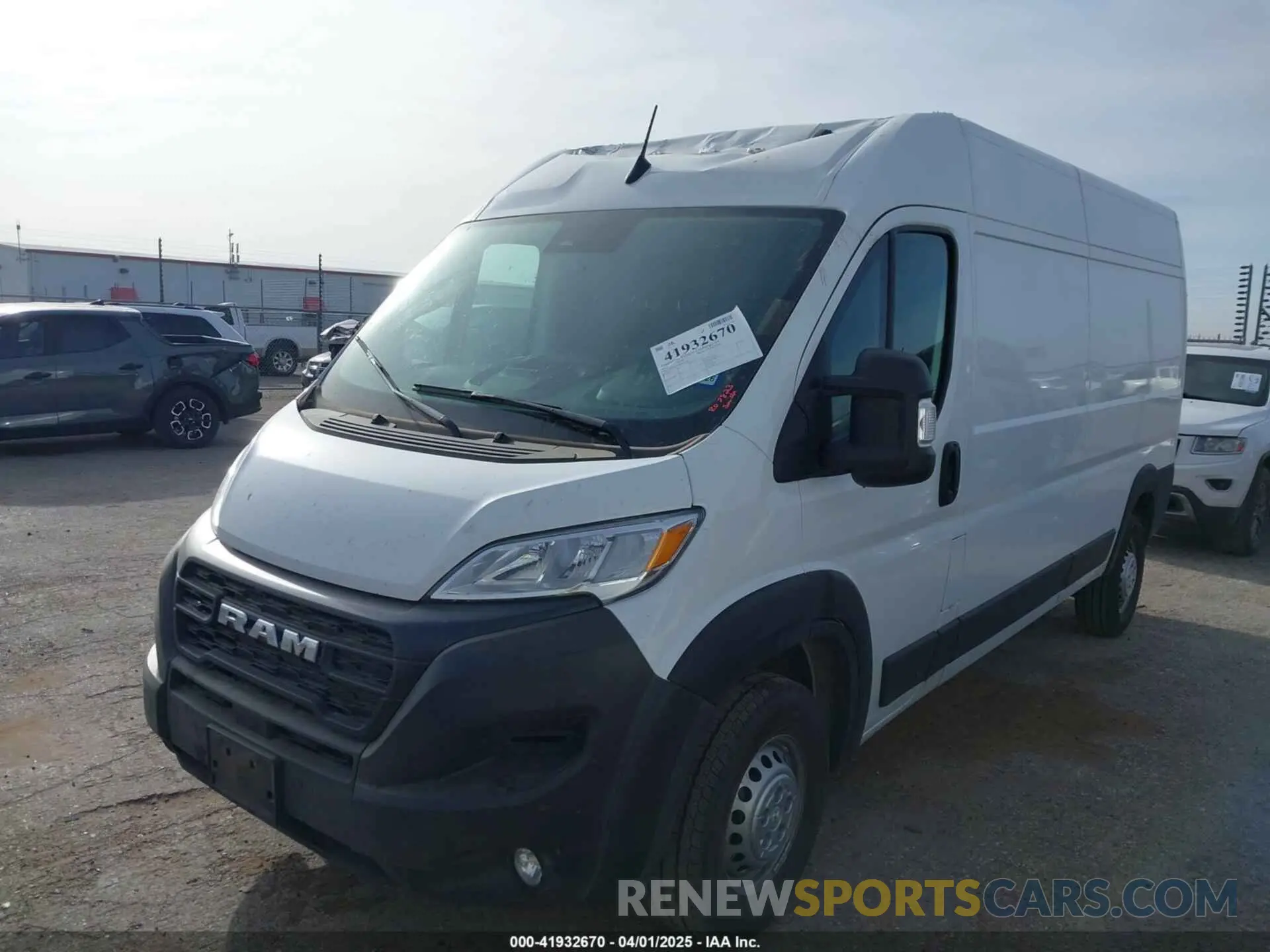2 Photograph of a damaged car 3C6LRVDG7SE512766 RAM PROMASTER 2500 2025