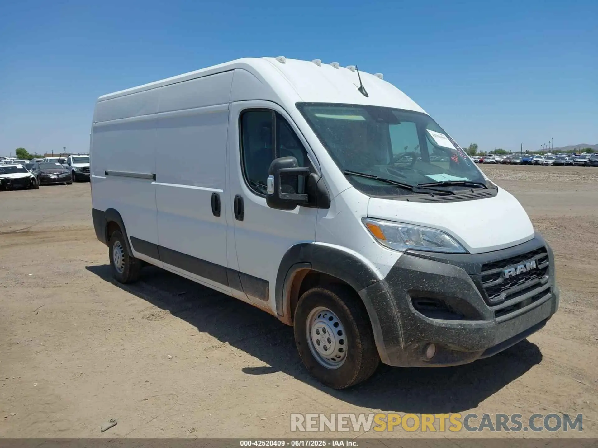 1 Photograph of a damaged car 3C6LRVDG8SE507771 RAM PROMASTER 2500 2025
