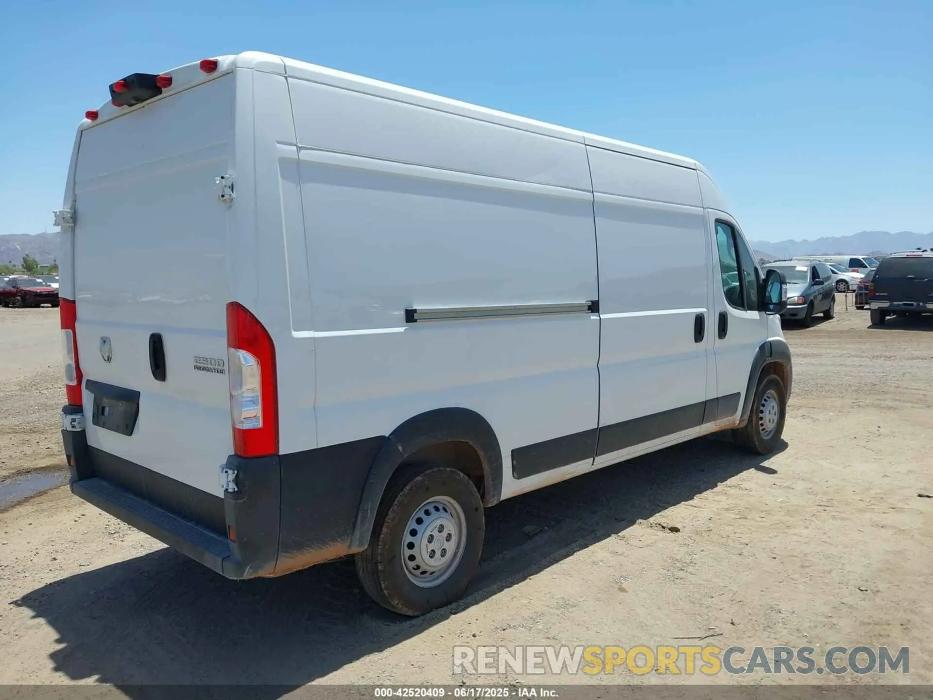4 Photograph of a damaged car 3C6LRVDG8SE507771 RAM PROMASTER 2500 2025