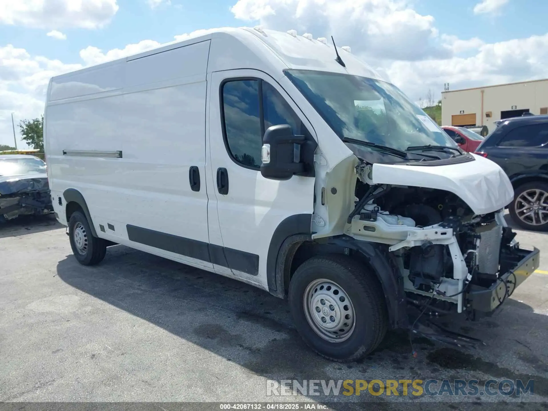1 Photograph of a damaged car 3C6LRVDG8SE518592 RAM PROMASTER 2500 2025