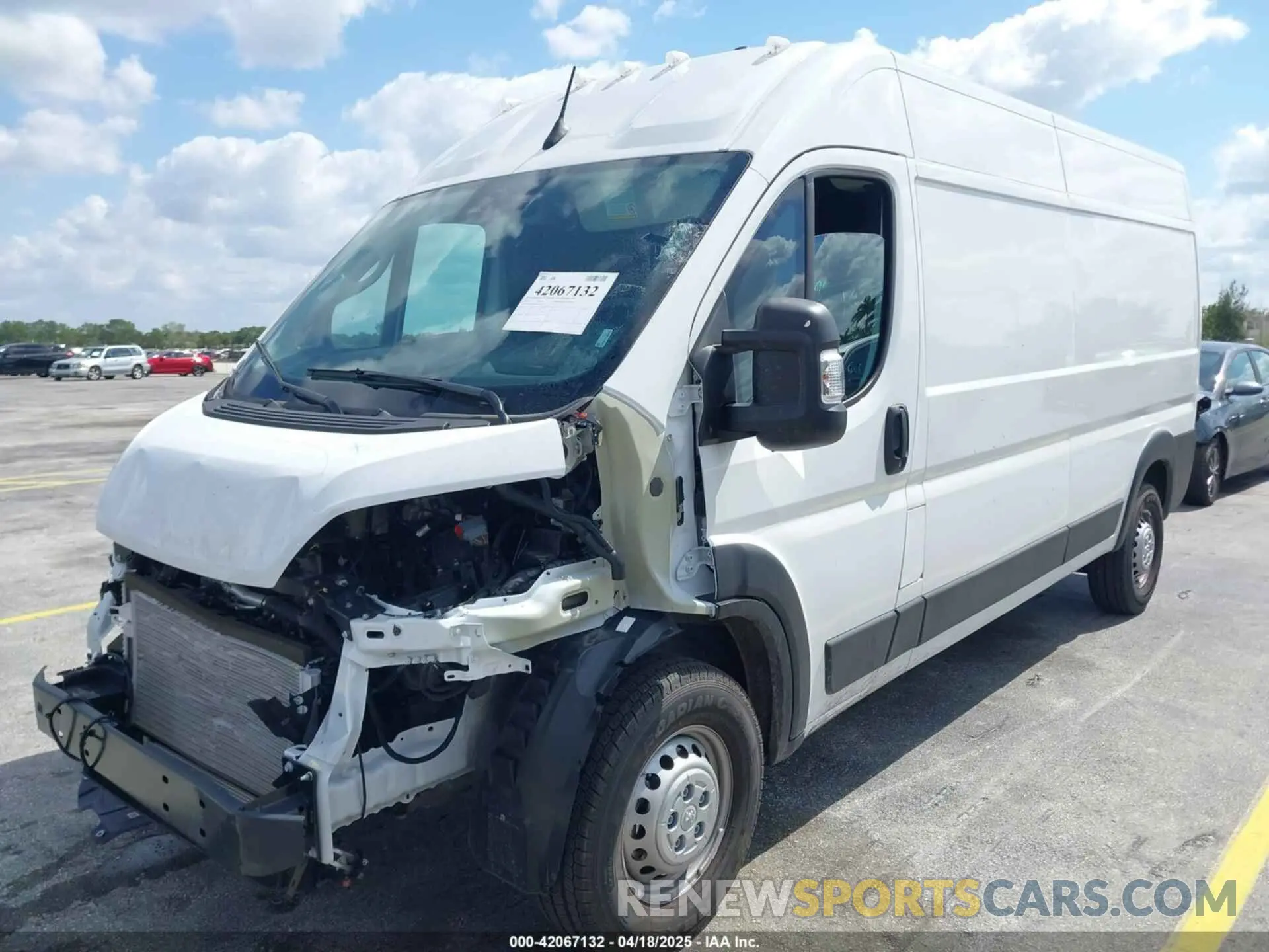 2 Photograph of a damaged car 3C6LRVDG8SE518592 RAM PROMASTER 2500 2025