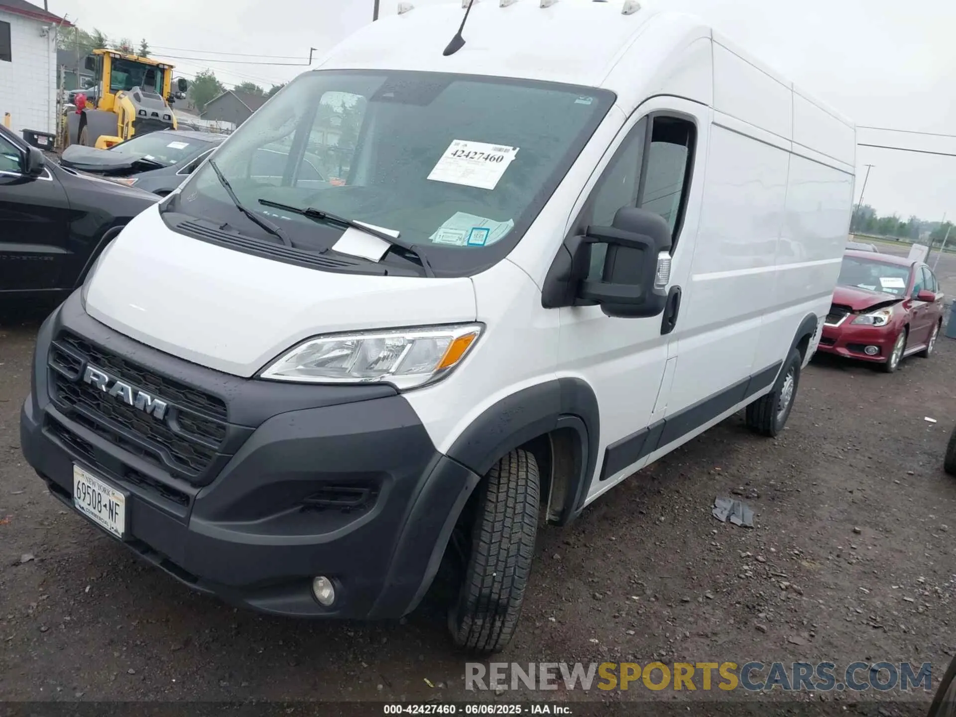 2 Photograph of a damaged car 3C6LRVDG9SE513966 RAM PROMASTER 2500 2025