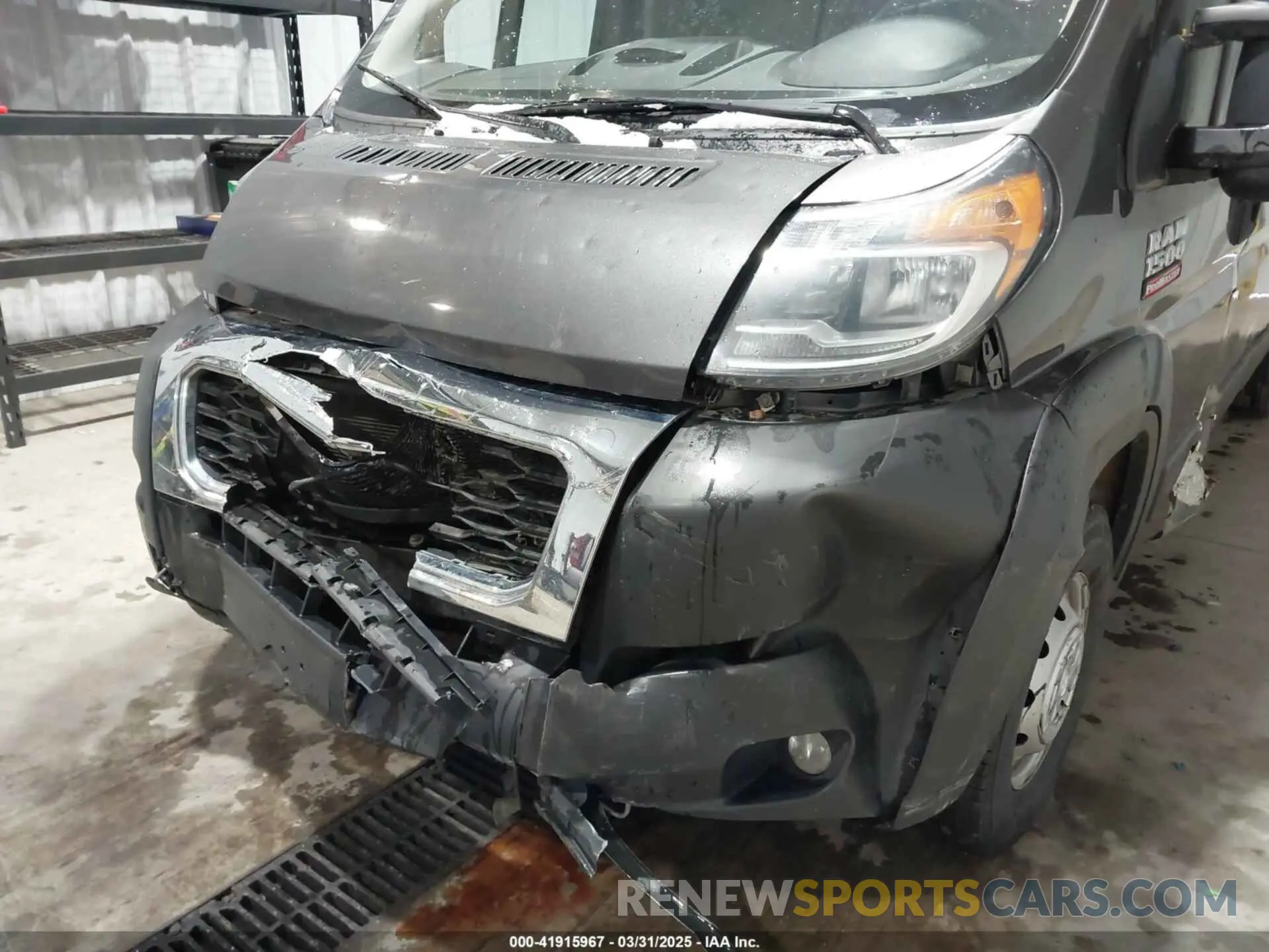6 Photograph of a damaged car 3C6URVJG2LE100992 RAM PROMASTER 3500 2020