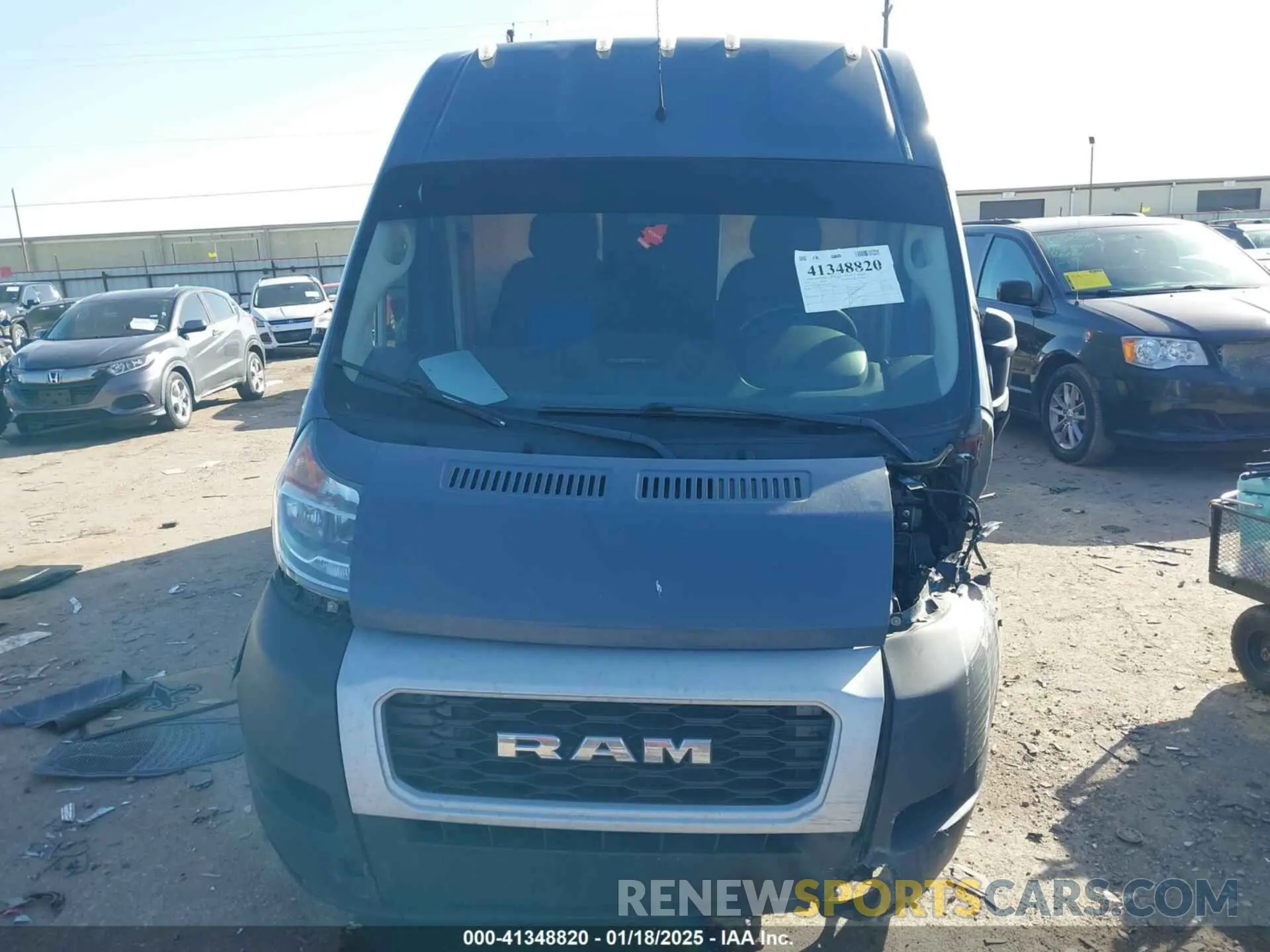 13 Photograph of a damaged car 3C6FRVJG1ME503372 RAM PROMASTER 3500 2021