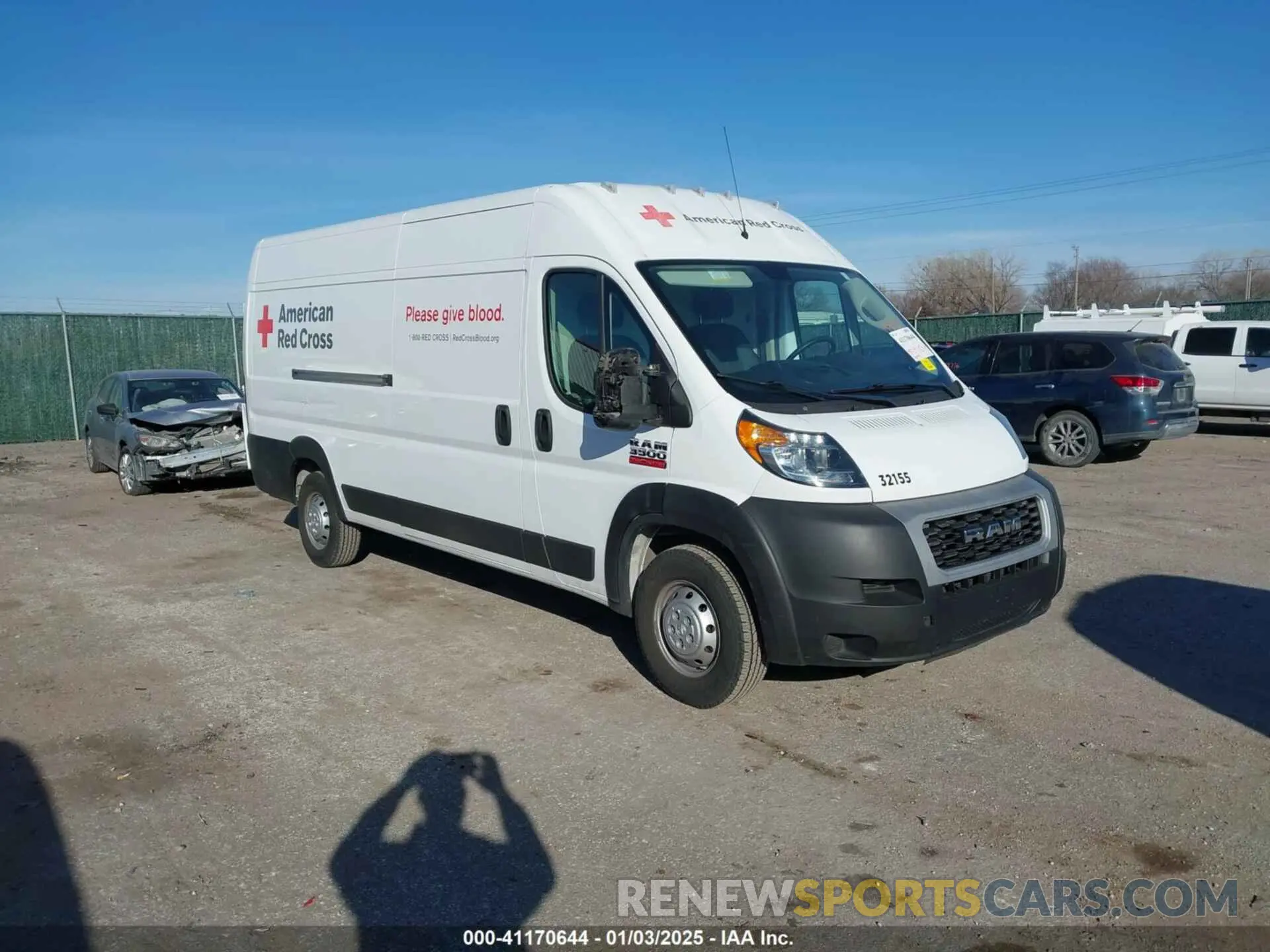 1 Photograph of a damaged car 3C6FRVJG7ME501450 RAM PROMASTER 3500 2021