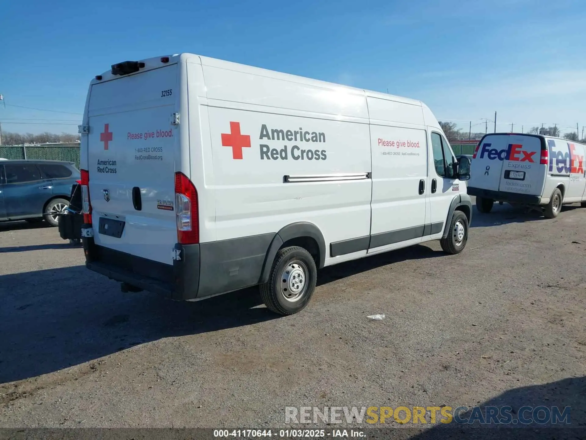 4 Photograph of a damaged car 3C6FRVJG7ME501450 RAM PROMASTER 3500 2021