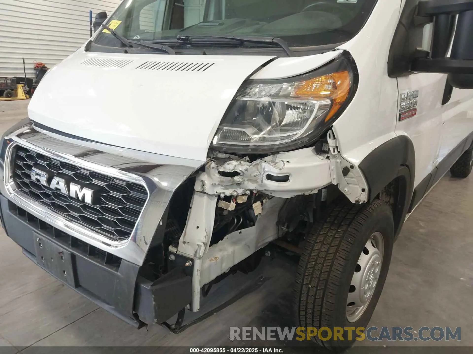 6 Photograph of a damaged car 3C6MRVHG8ME537399 RAM PROMASTER 3500 2021