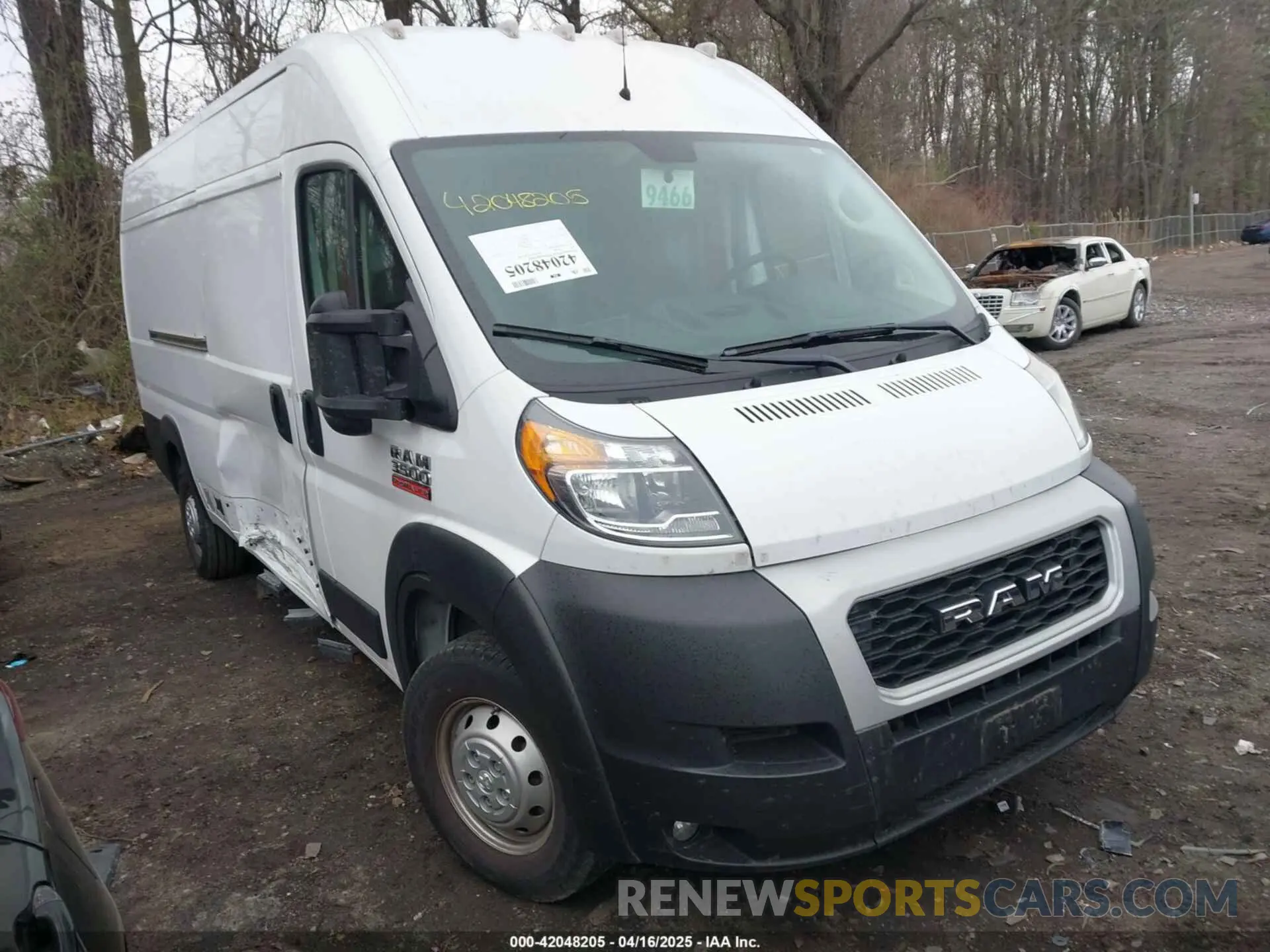 1 Photograph of a damaged car 3C6MRVJG0ME510482 RAM PROMASTER 3500 2021