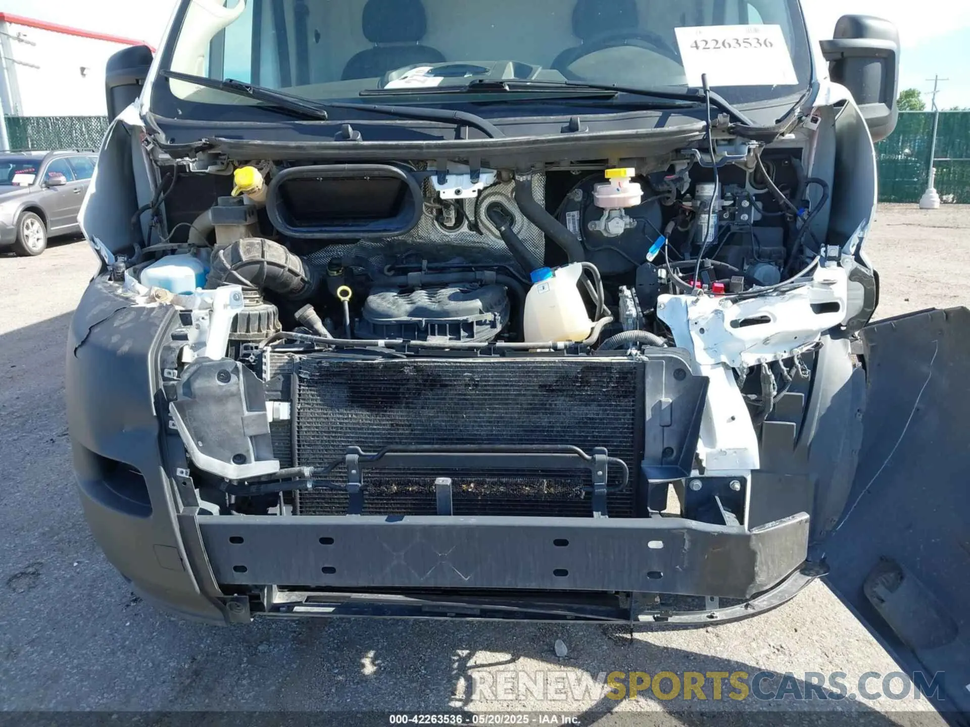 6 Photograph of a damaged car 3C6MRVJG3ME520522 RAM PROMASTER 3500 2021