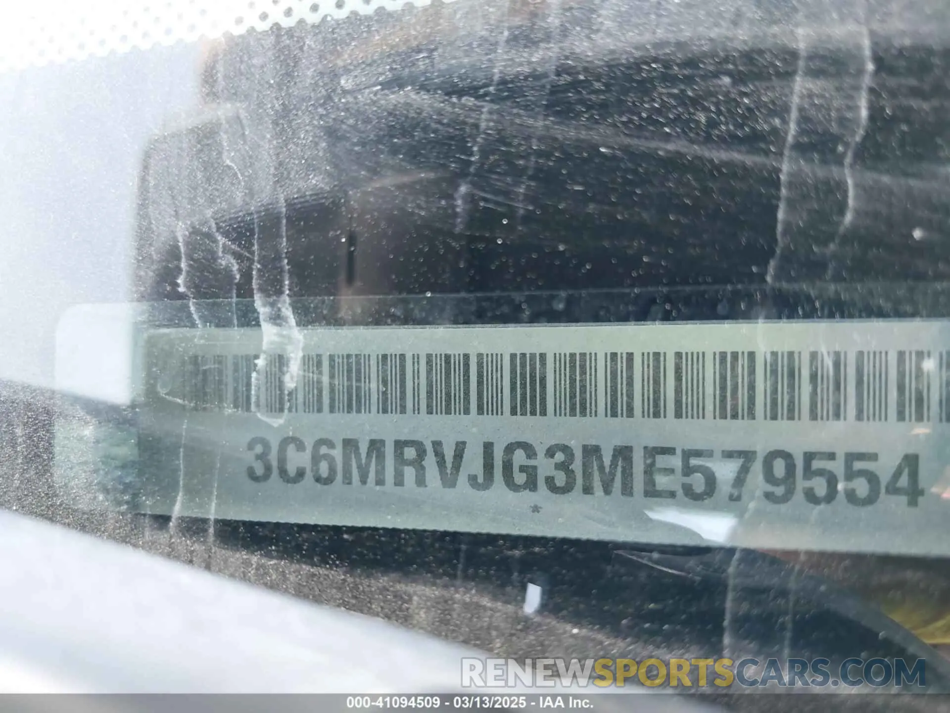 9 Photograph of a damaged car 3C6MRVJG3ME579554 RAM PROMASTER 3500 2021