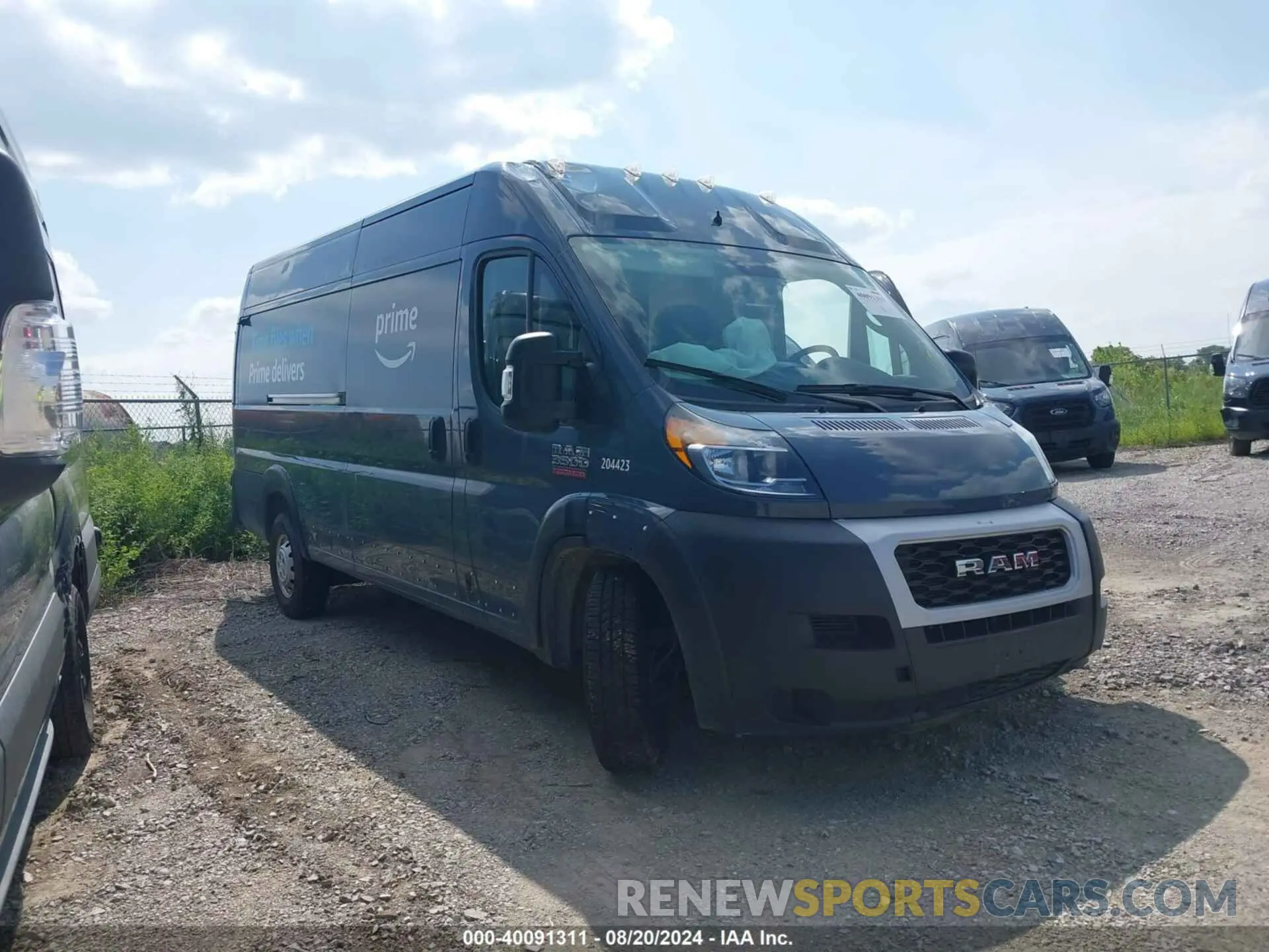 1 Photograph of a damaged car 3C6MRVJG4ME586433 RAM PROMASTER 3500 2021