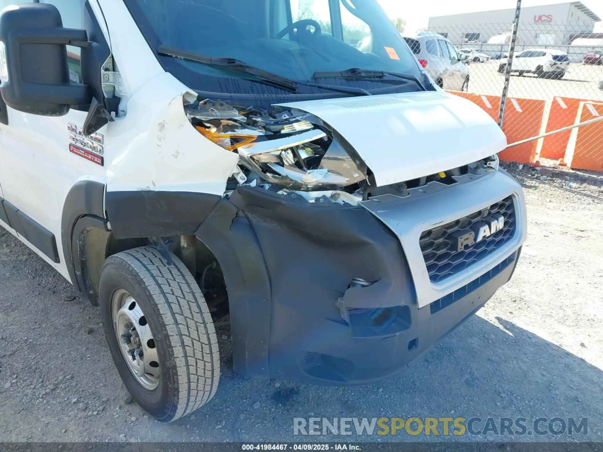 12 Photograph of a damaged car 3C6MRVJG4ME590174 RAM PROMASTER 3500 2021