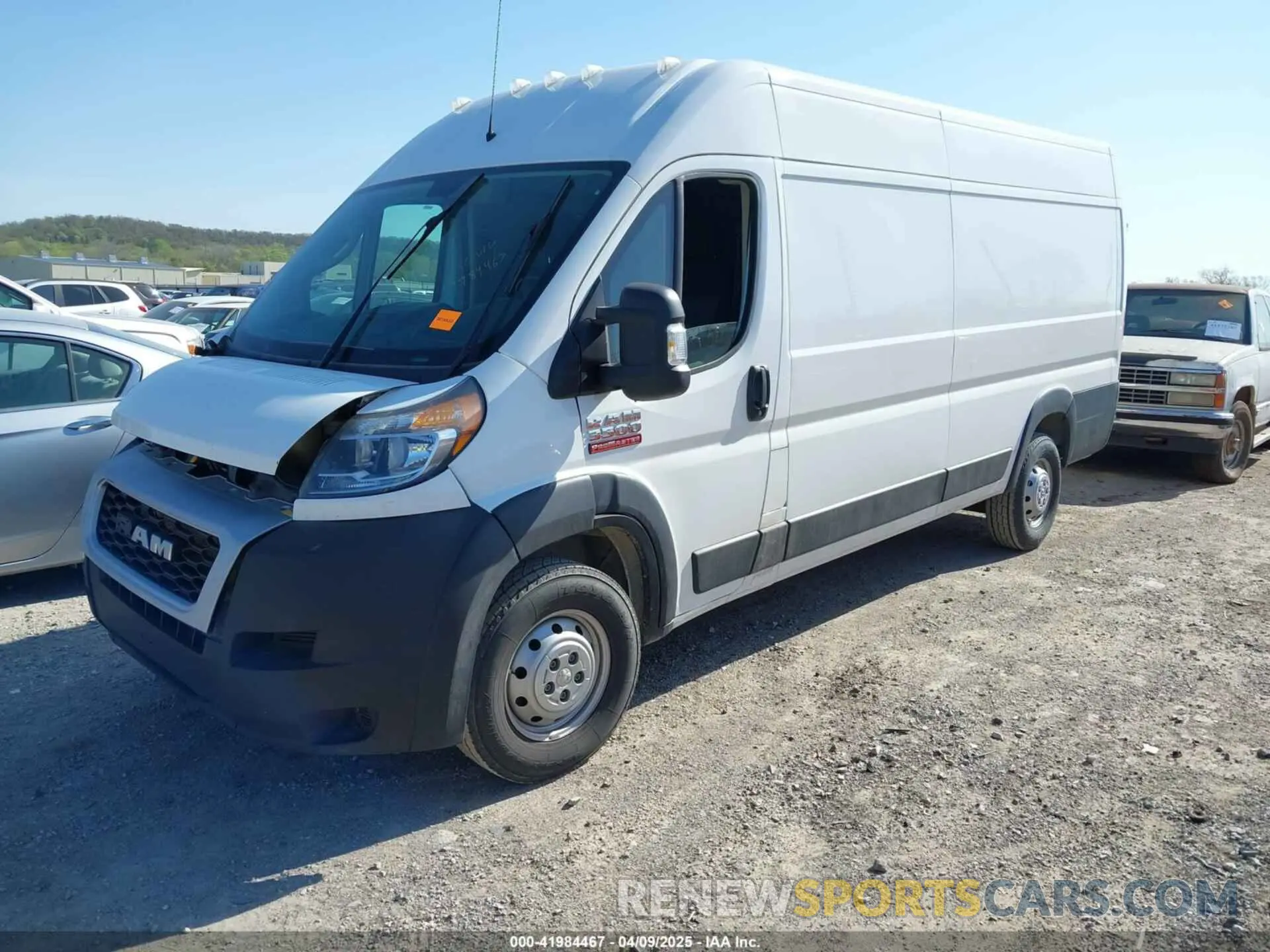2 Photograph of a damaged car 3C6MRVJG4ME590174 RAM PROMASTER 3500 2021