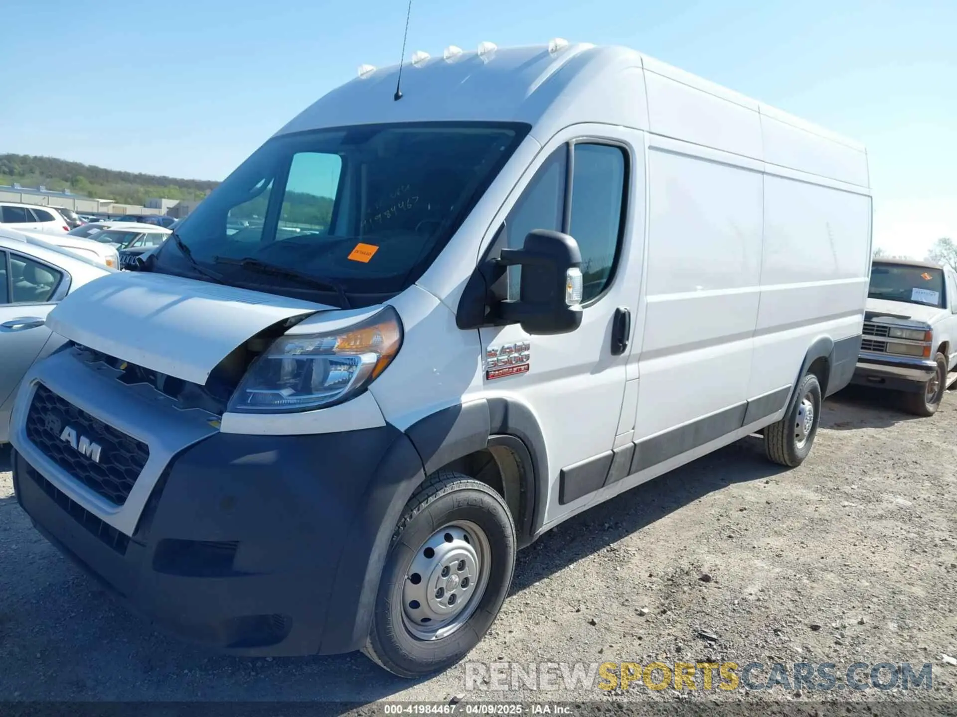22 Photograph of a damaged car 3C6MRVJG4ME590174 RAM PROMASTER 3500 2021
