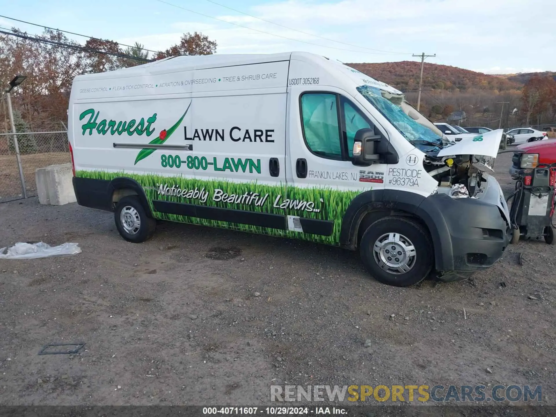 1 Photograph of a damaged car 3C6MRVJG6ME558343 RAM PROMASTER 3500 2021