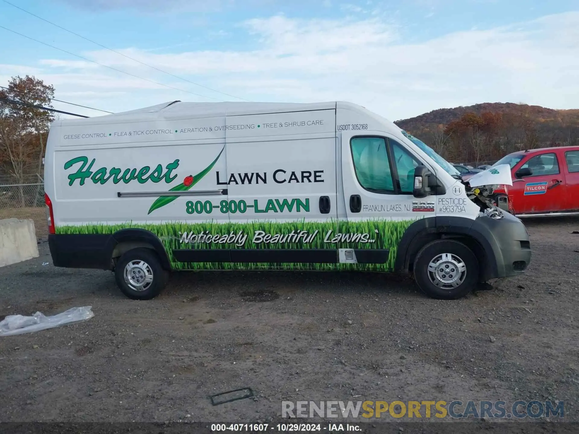 12 Photograph of a damaged car 3C6MRVJG6ME558343 RAM PROMASTER 3500 2021