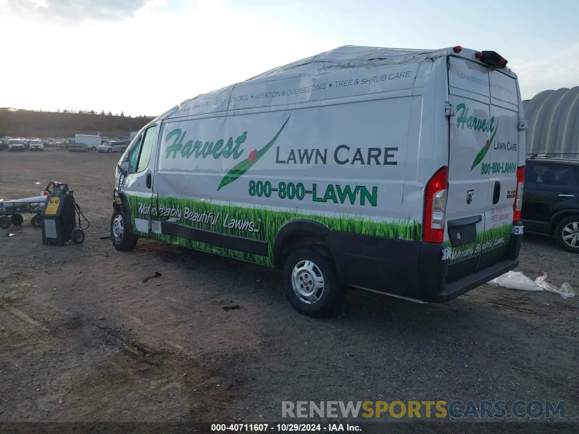 3 Photograph of a damaged car 3C6MRVJG6ME558343 RAM PROMASTER 3500 2021