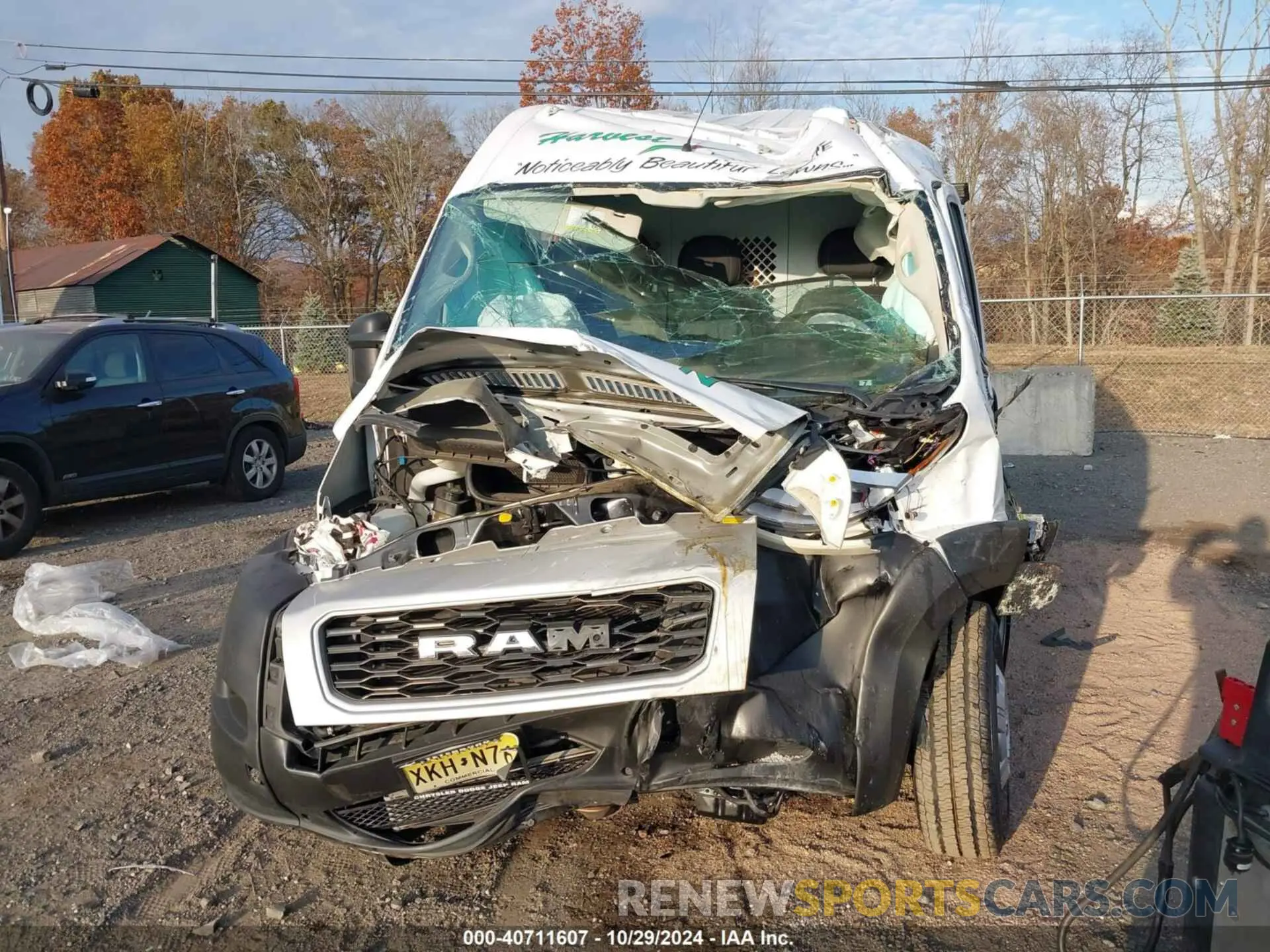 6 Photograph of a damaged car 3C6MRVJG6ME558343 RAM PROMASTER 3500 2021
