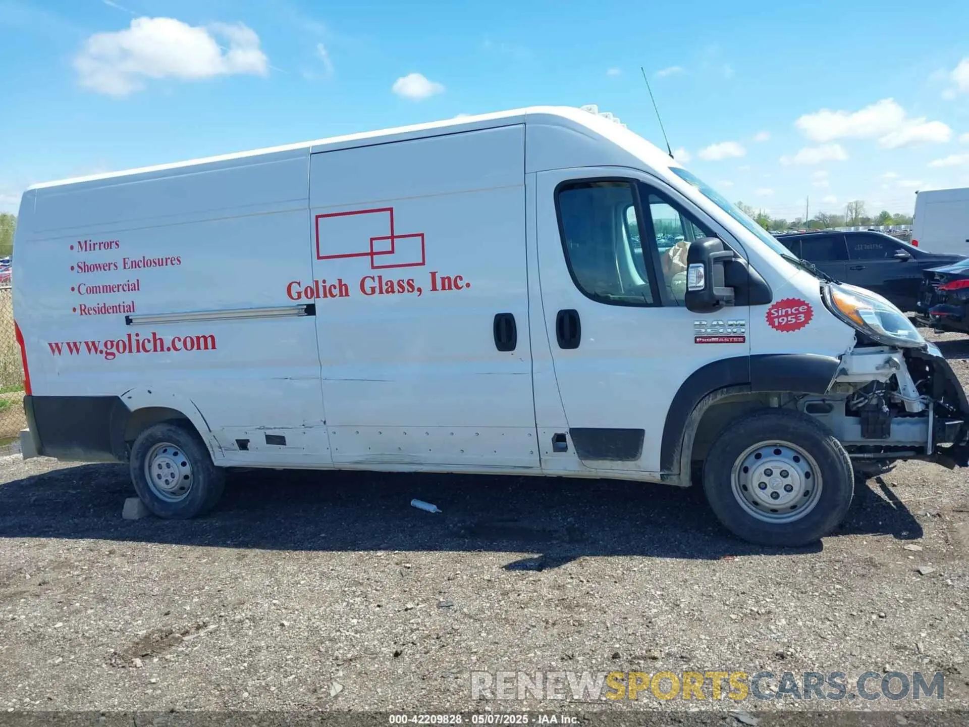 12 Photograph of a damaged car 3C6MRVJG6ME566765 RAM PROMASTER 3500 2021