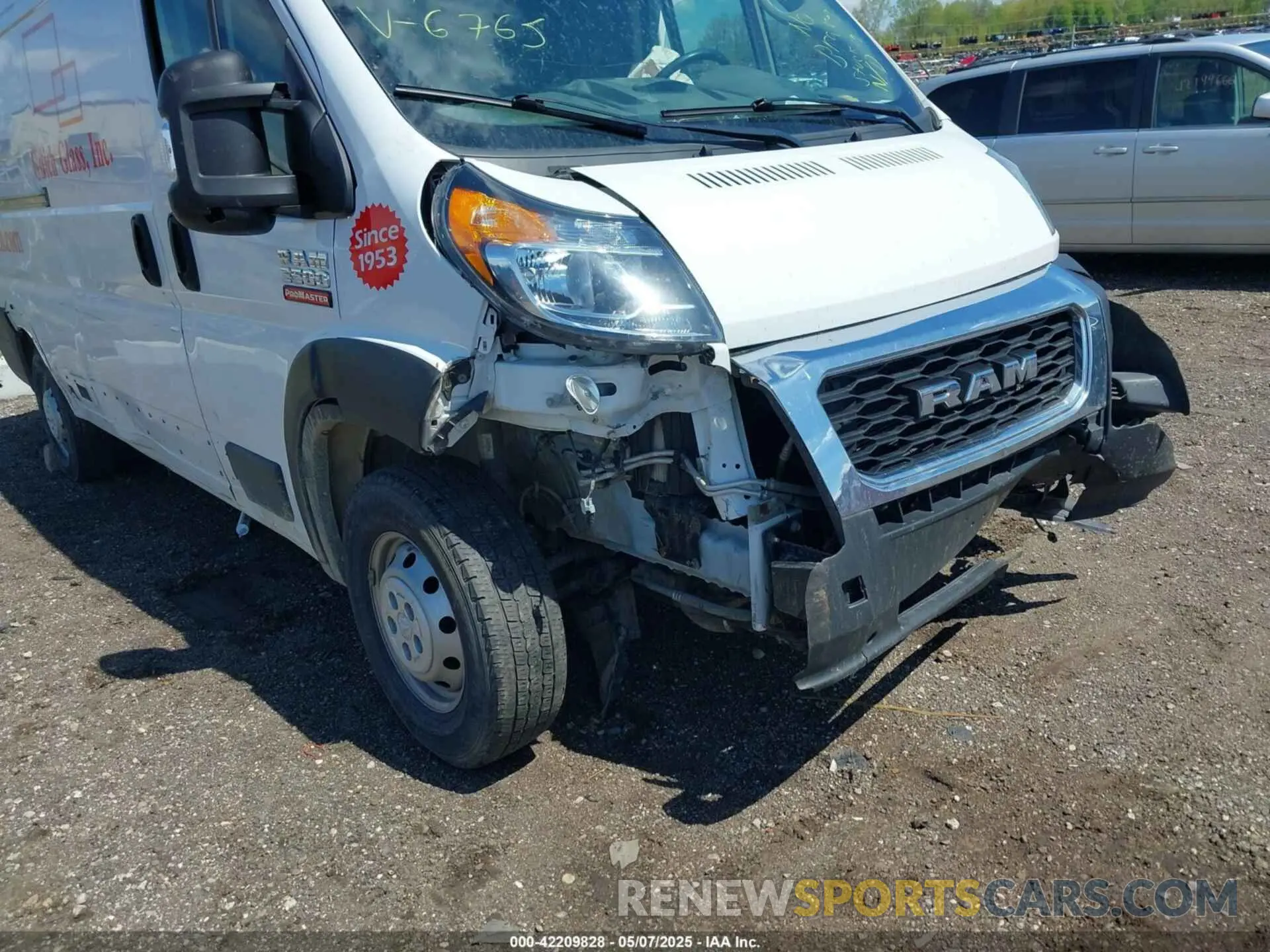 6 Photograph of a damaged car 3C6MRVJG6ME566765 RAM PROMASTER 3500 2021