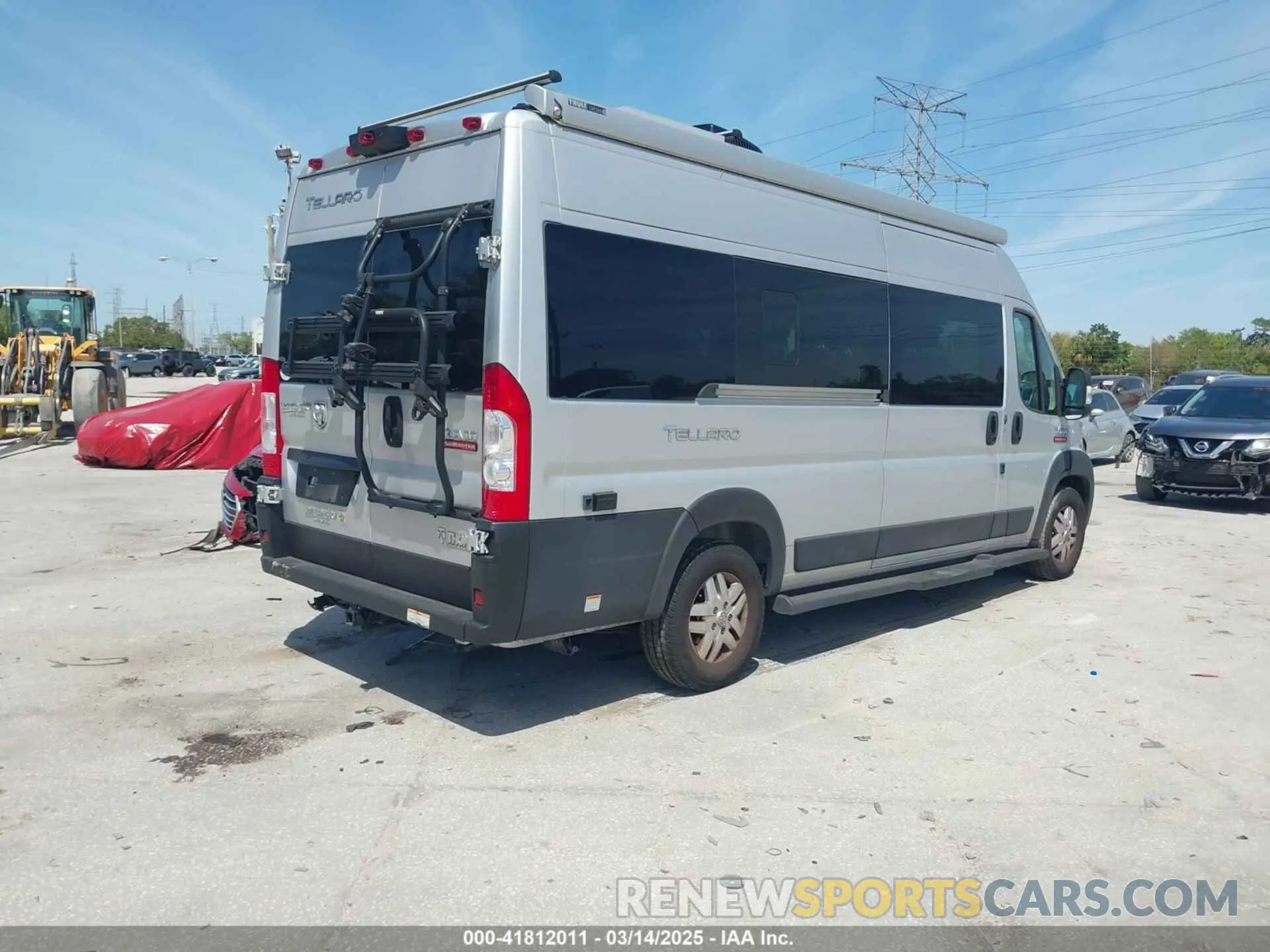 4 Photograph of a damaged car 3C6MRVUG5ME550939 RAM PROMASTER 3500 2021