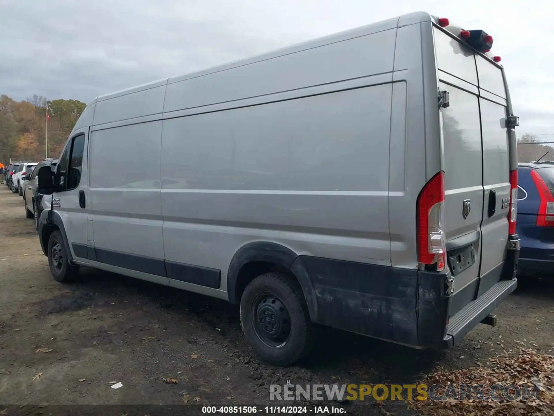 3 Photograph of a damaged car 3C6MRVJG3NE104553 RAM PROMASTER 3500 2022