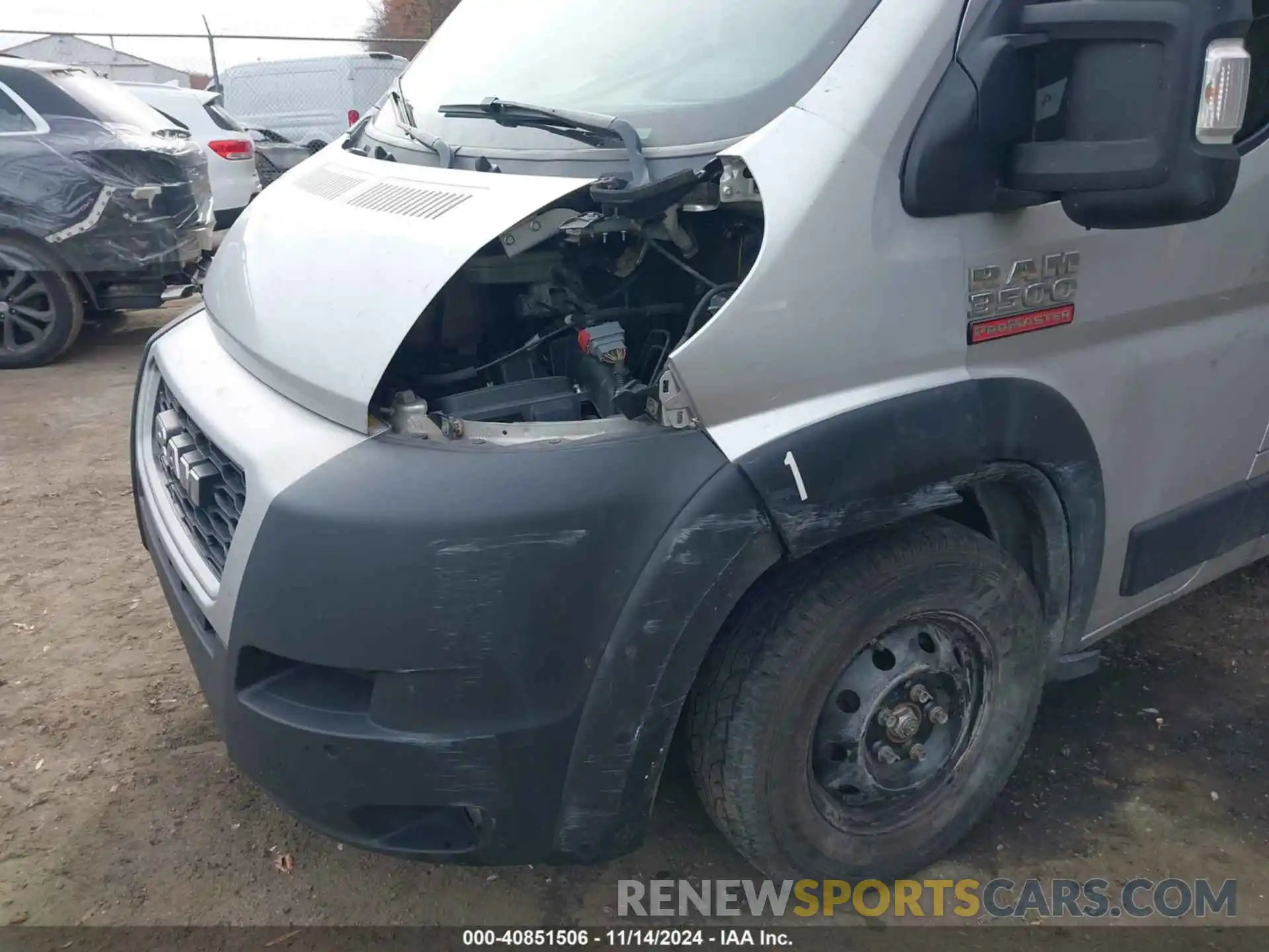 6 Photograph of a damaged car 3C6MRVJG3NE104553 RAM PROMASTER 3500 2022