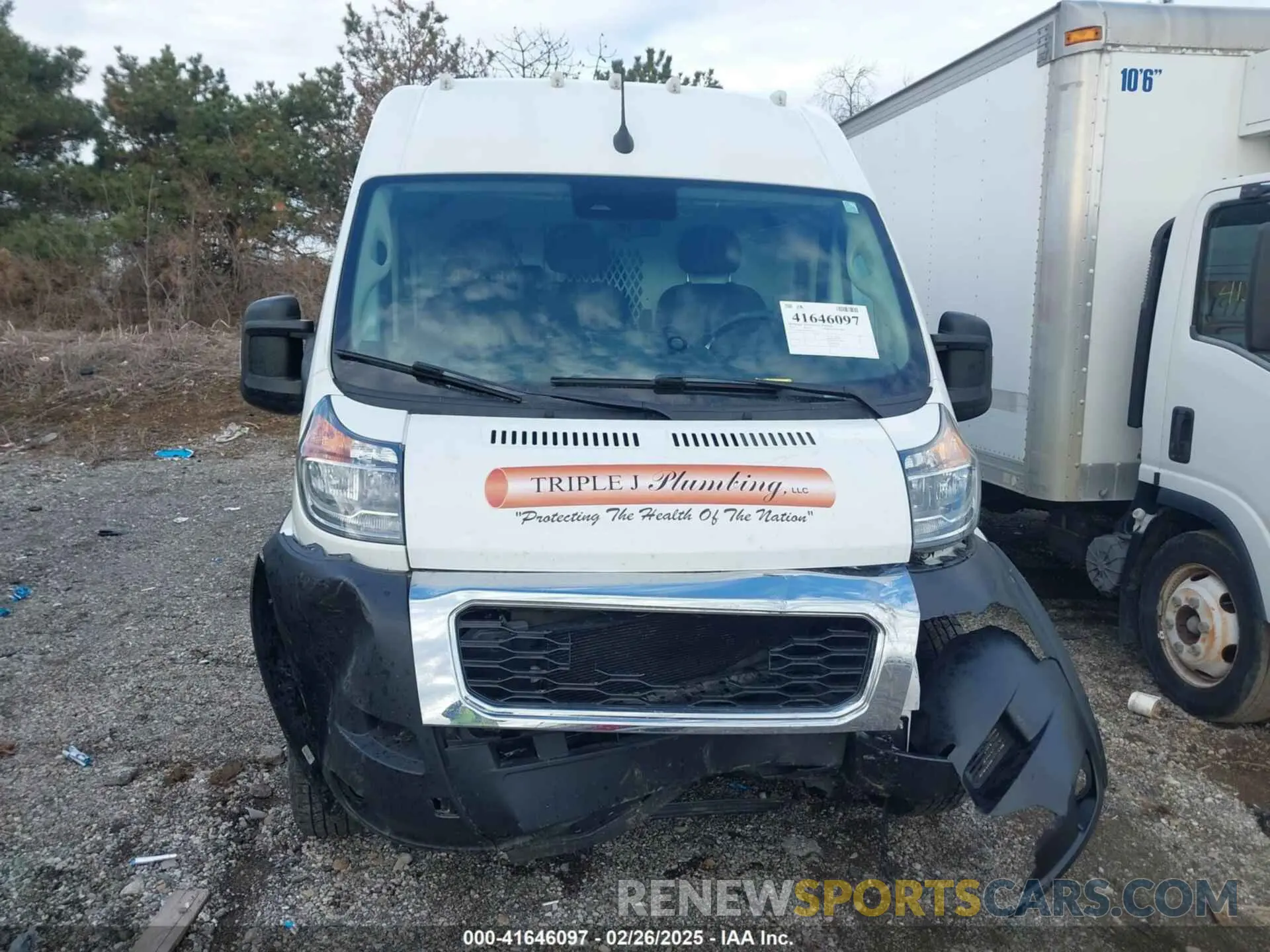 12 Photograph of a damaged car 3C6MRVJG9NE121583 RAM PROMASTER 3500 2022