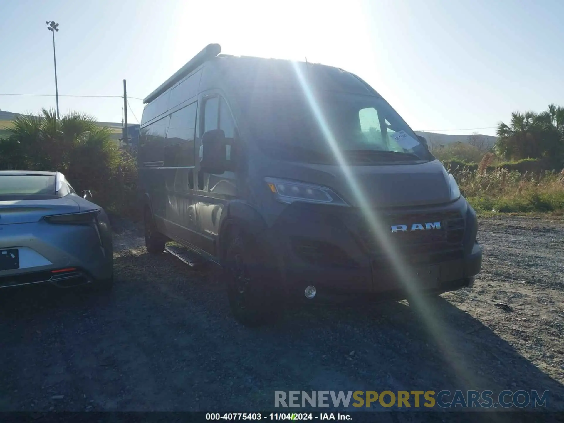 1 Photograph of a damaged car 3C6MRVHG0PE574838 RAM PROMASTER 3500 2023