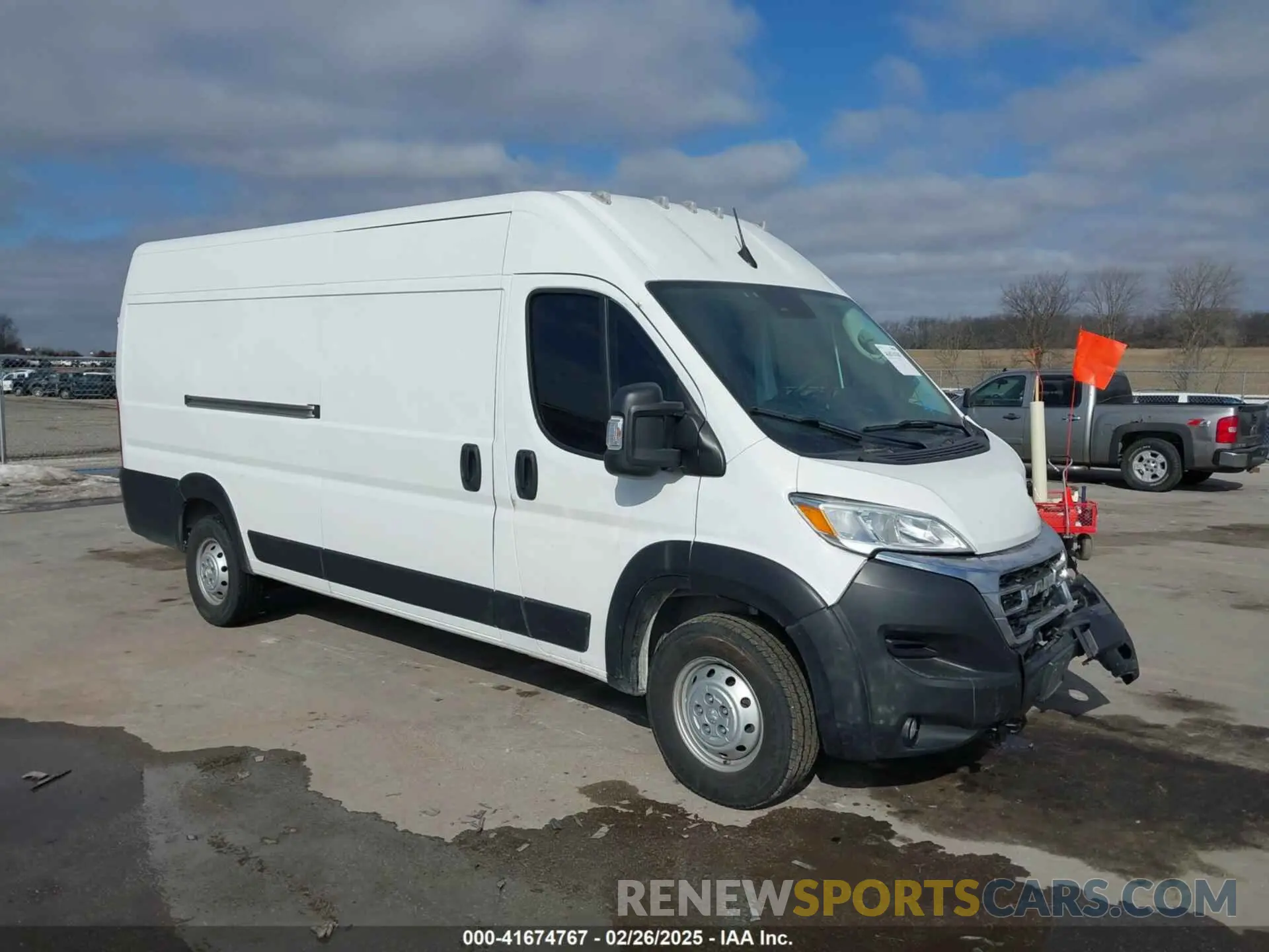 1 Photograph of a damaged car 3C6MRVJG3PE530178 RAM PROMASTER 3500 2023