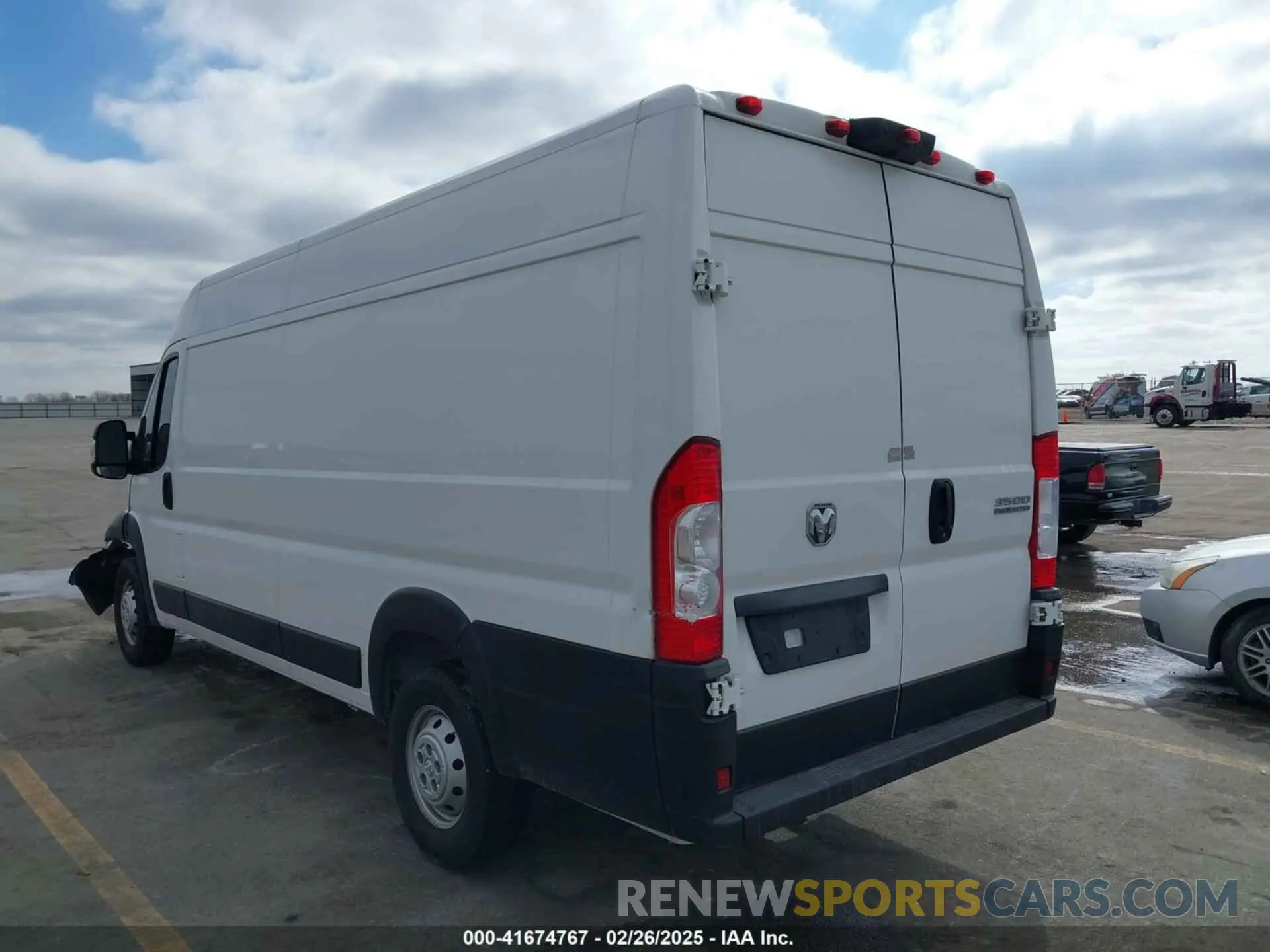 20 Photograph of a damaged car 3C6MRVJG3PE530178 RAM PROMASTER 3500 2023