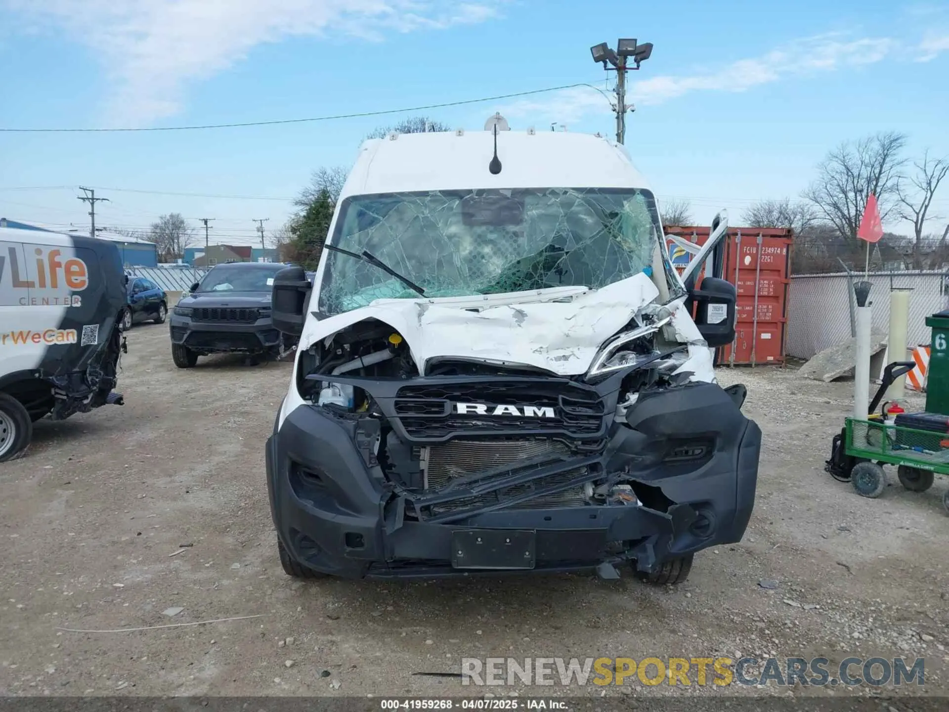 12 Photograph of a damaged car 3C6MRVJG5PE566227 RAM PROMASTER 3500 2023