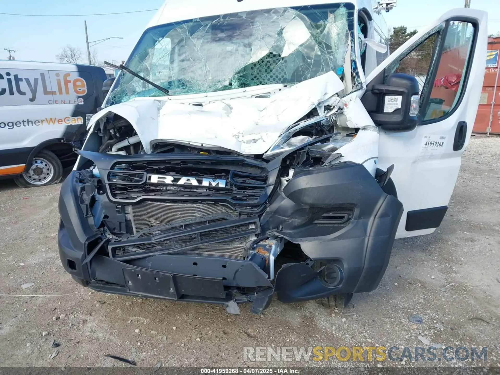 6 Photograph of a damaged car 3C6MRVJG5PE566227 RAM PROMASTER 3500 2023