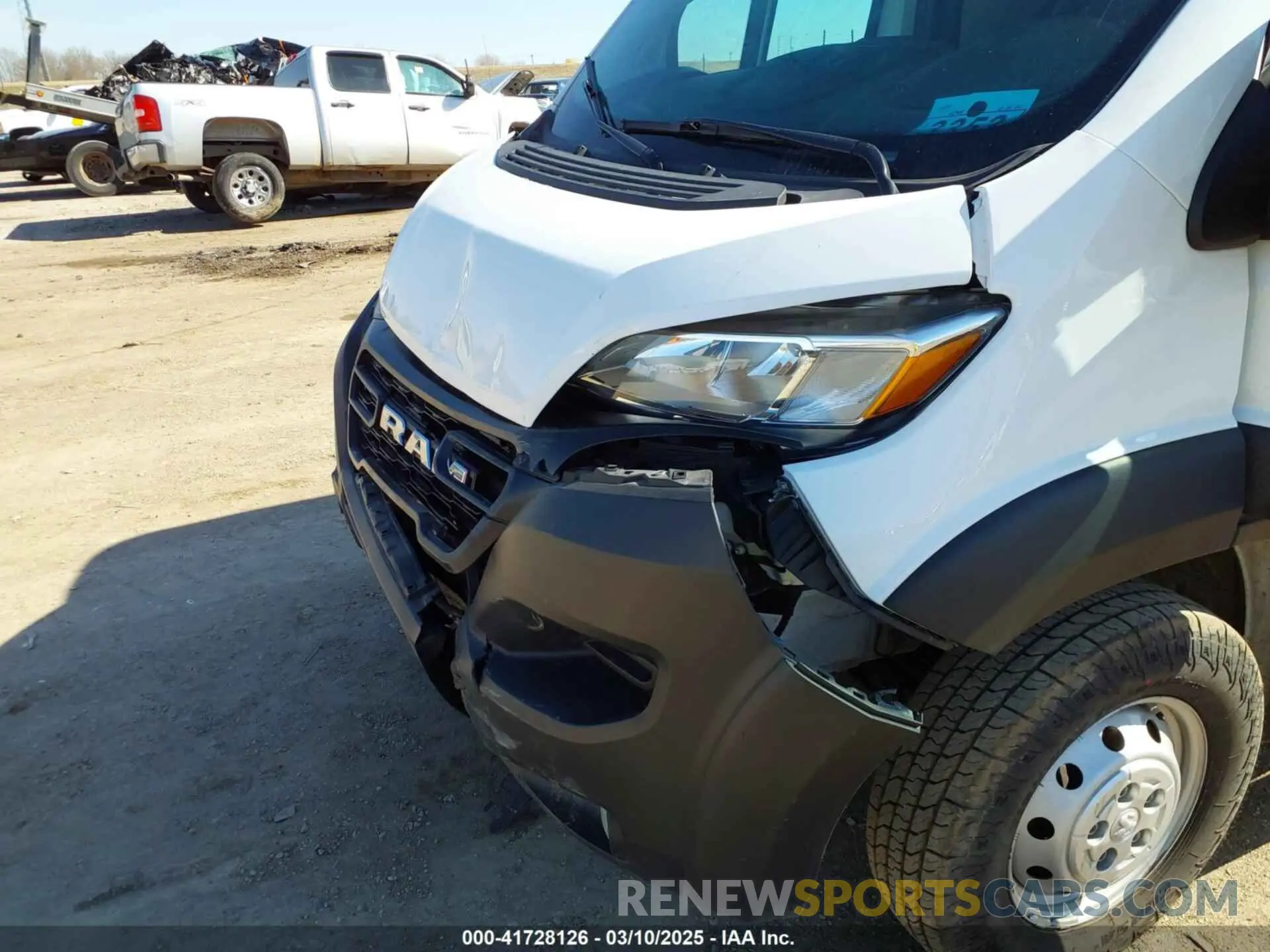 6 Photograph of a damaged car 3C6MRVJG6PE512967 RAM PROMASTER 3500 2023