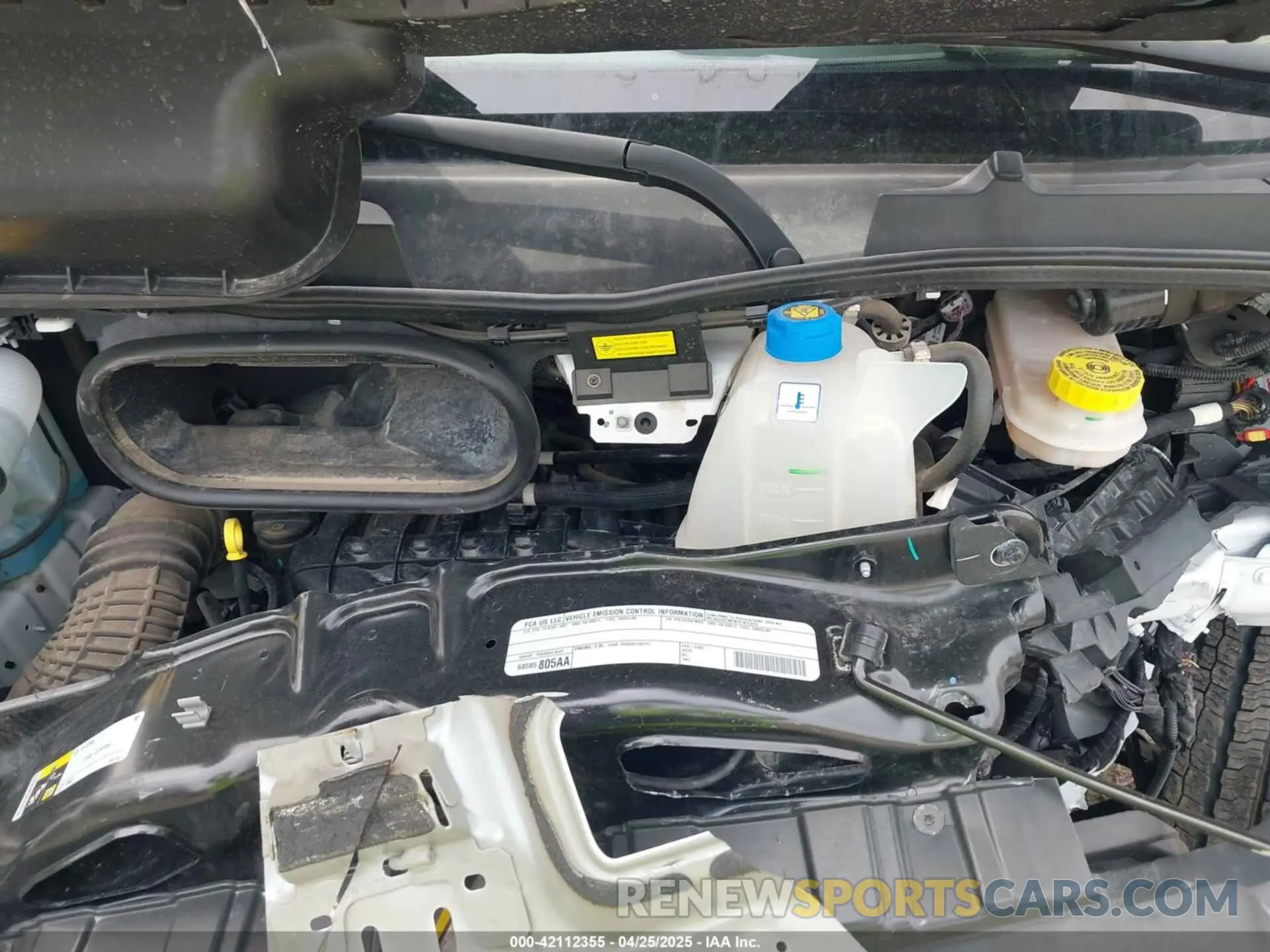 10 Photograph of a damaged car 3C6MRVJG8PE500982 RAM PROMASTER 3500 2023