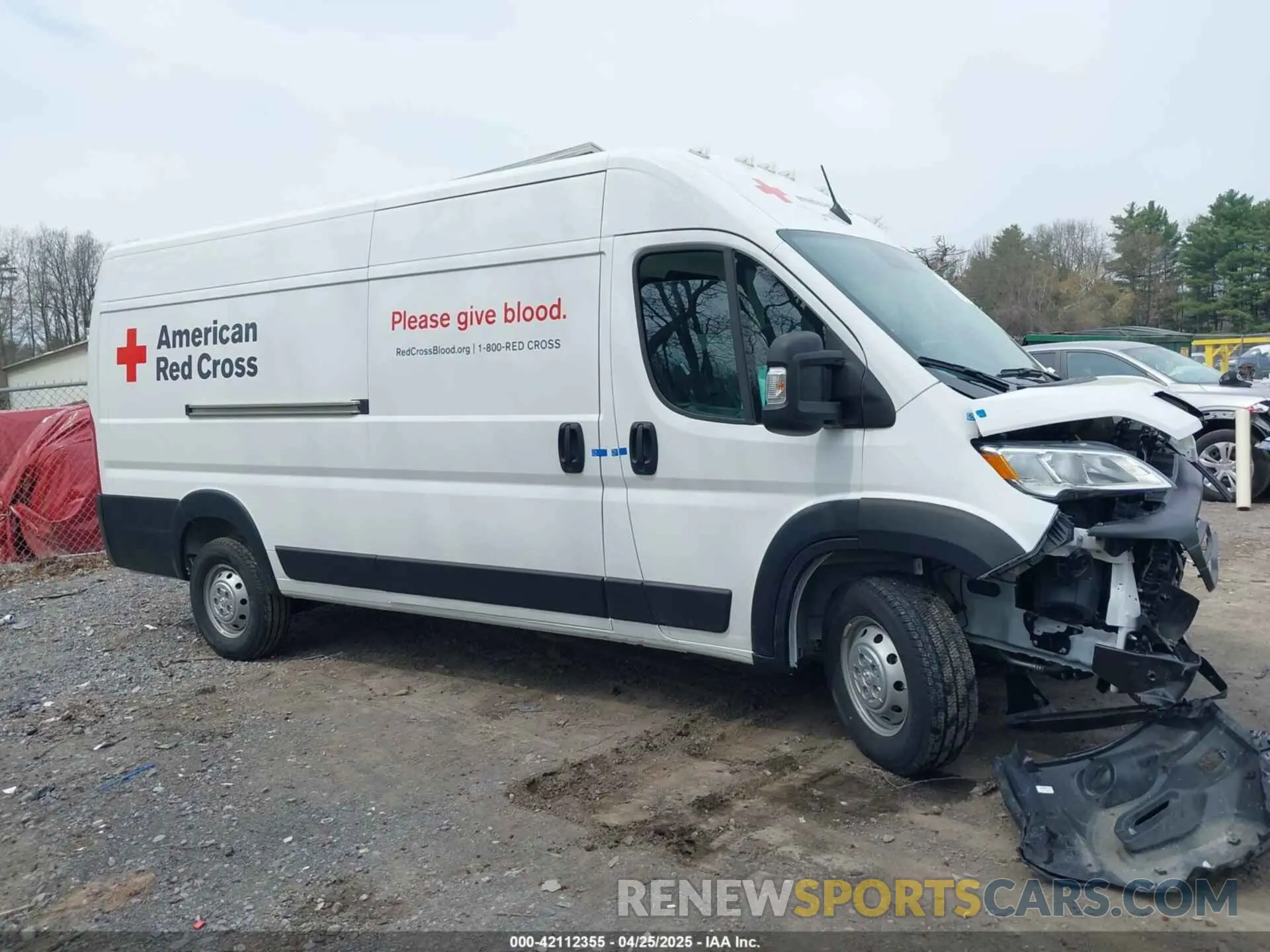 13 Photograph of a damaged car 3C6MRVJG8PE500982 RAM PROMASTER 3500 2023
