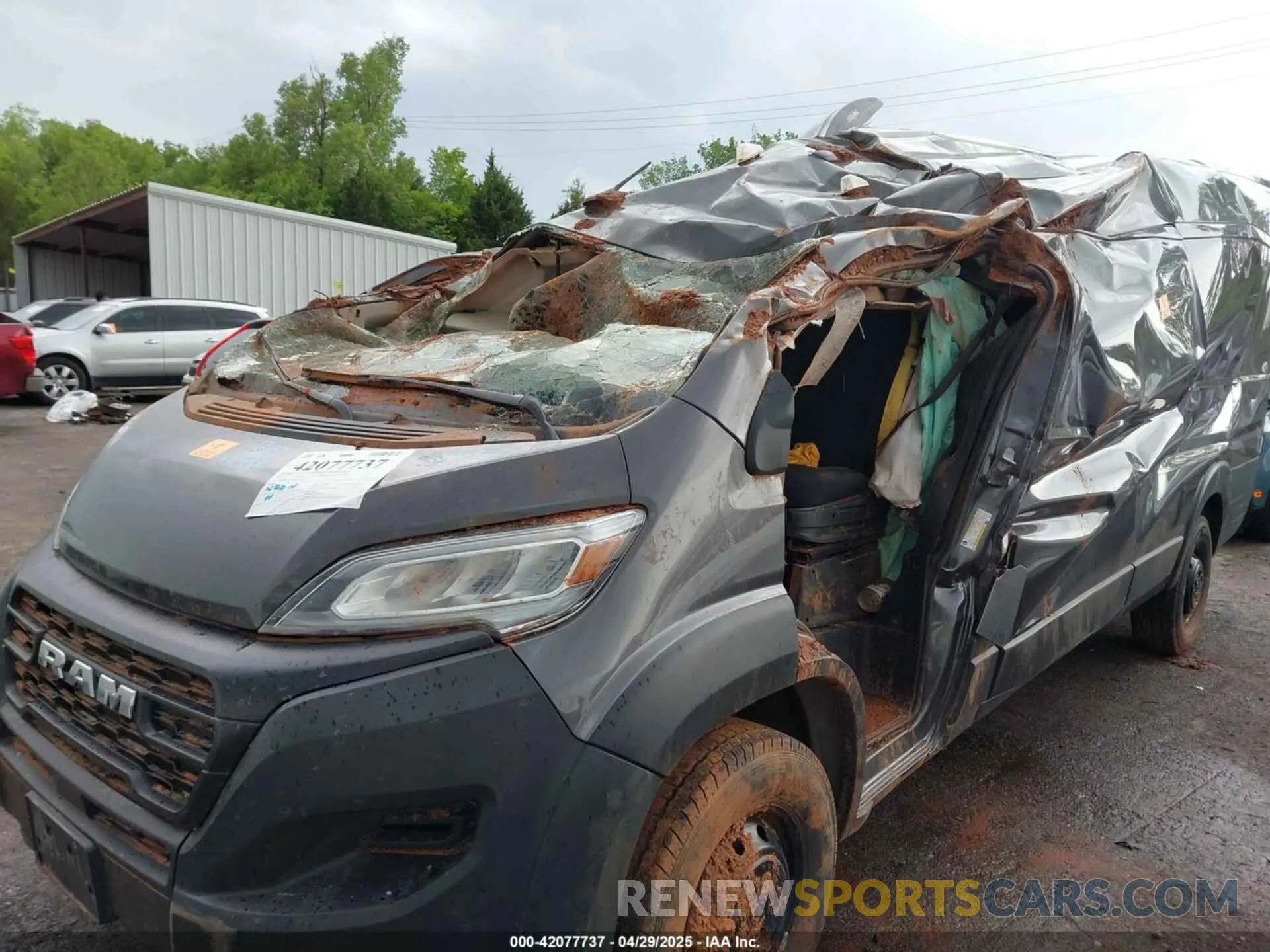 6 Photograph of a damaged car 3C6MRVJG8PE574547 RAM PROMASTER 3500 2023