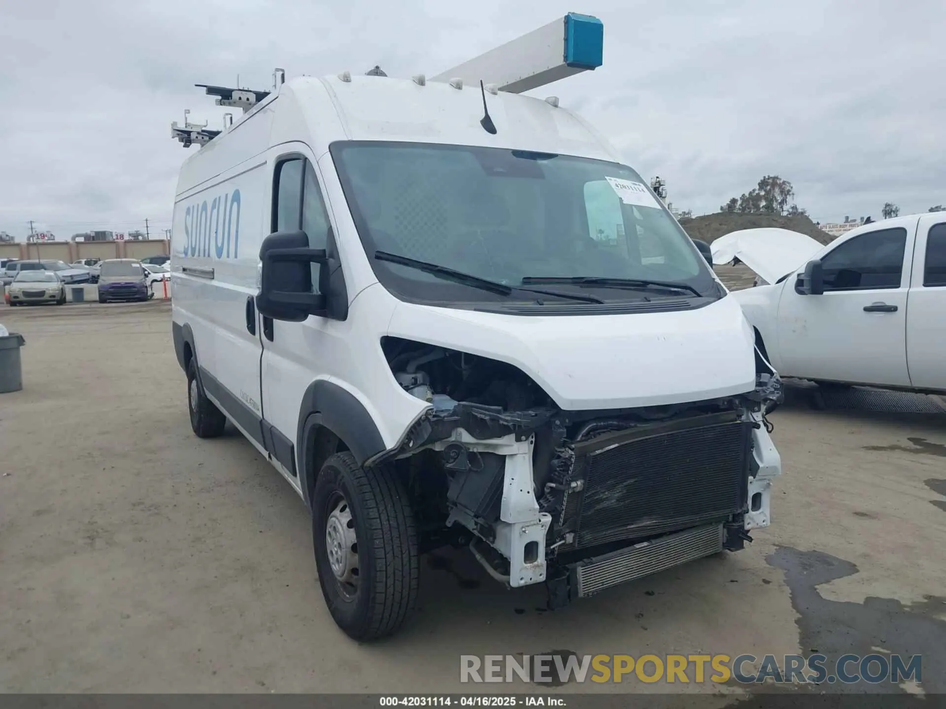 1 Photograph of a damaged car 3C6MRVJG9PE514115 RAM PROMASTER 3500 2023