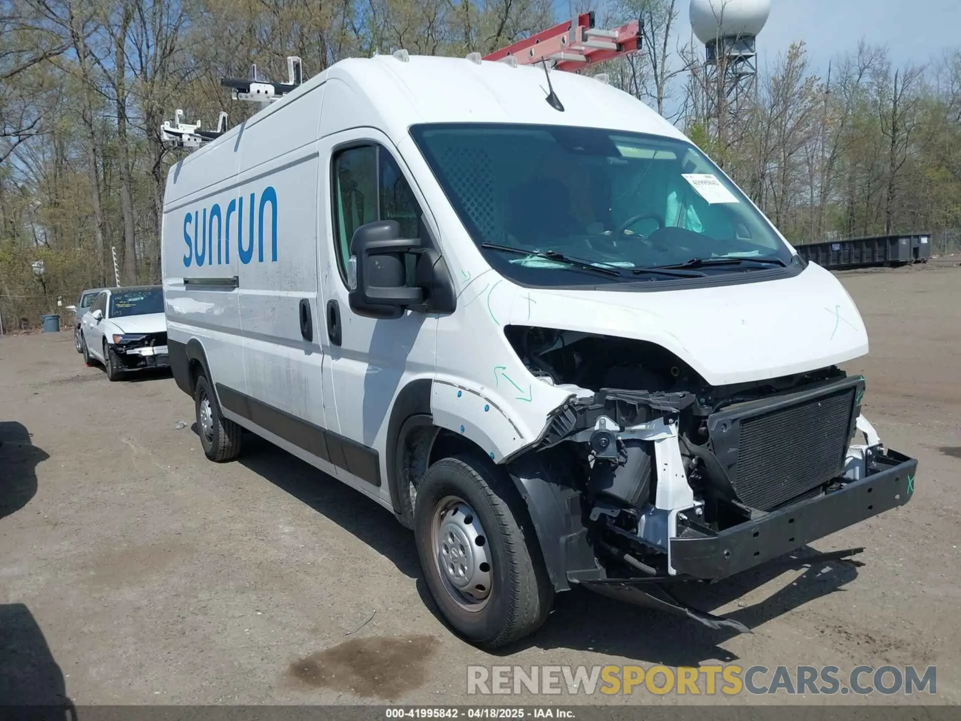 1 Photograph of a damaged car 3C6MRVJG9PE519735 RAM PROMASTER 3500 2023