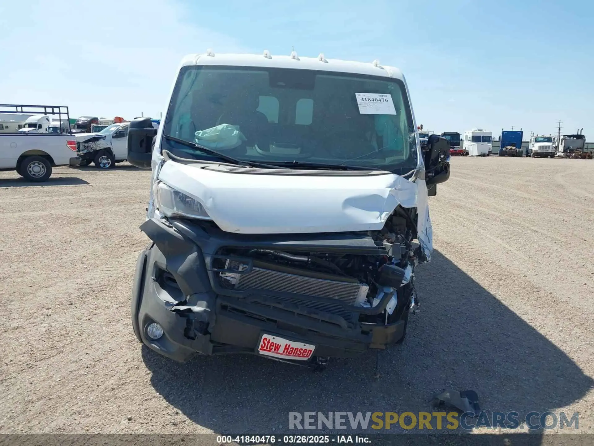 11 Photograph of a damaged car 3C6MRVWG0RE154356 RAM PROMASTER 3500 2024