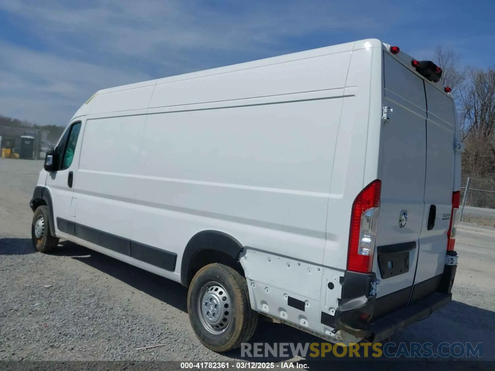 3 Photograph of a damaged car 3C6MRVJG1SE519849 RAM PROMASTER 3500 2025