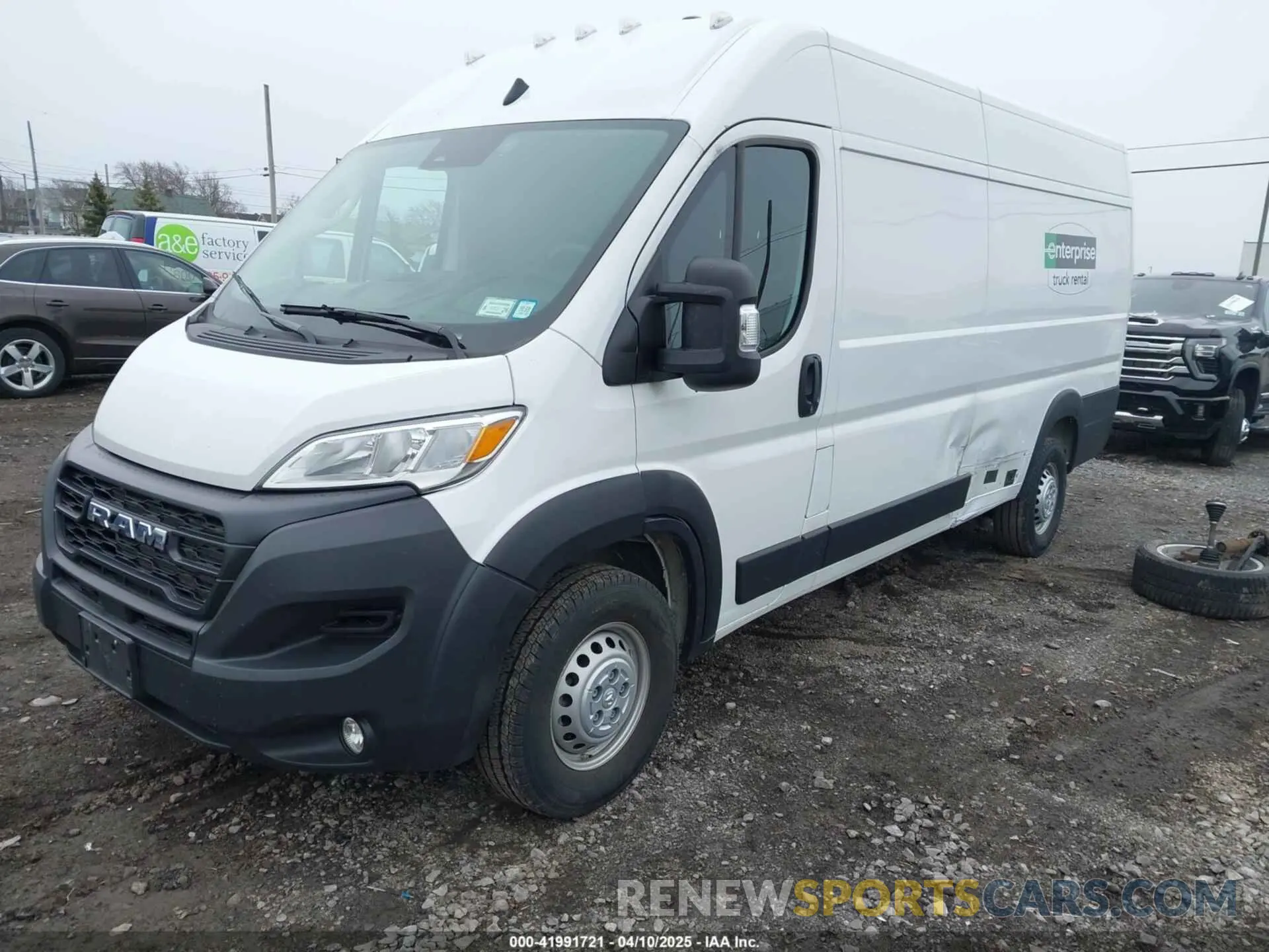 2 Photograph of a damaged car 3C6MRVJG2SE504826 RAM PROMASTER 3500 2025