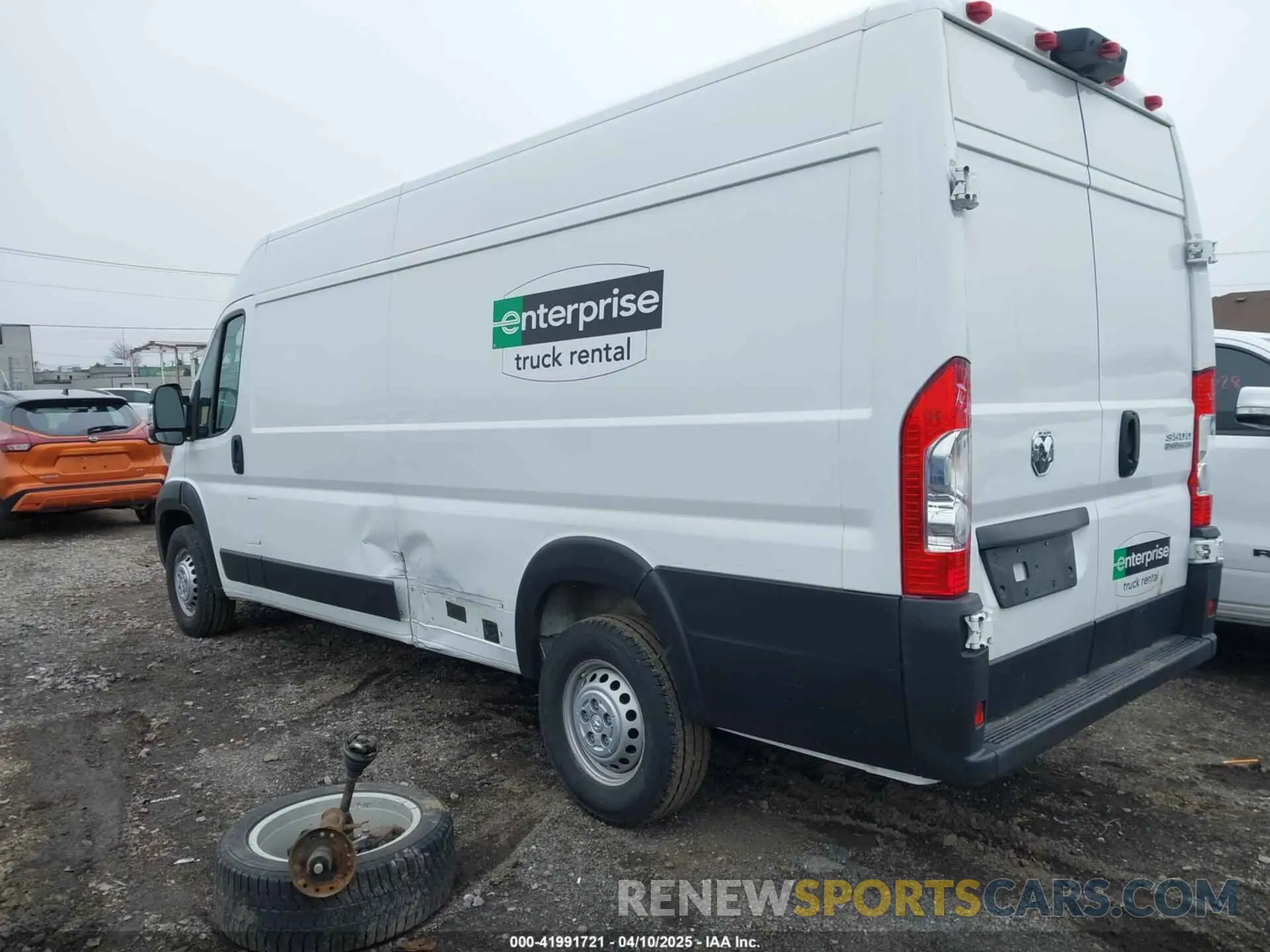 3 Photograph of a damaged car 3C6MRVJG2SE504826 RAM PROMASTER 3500 2025