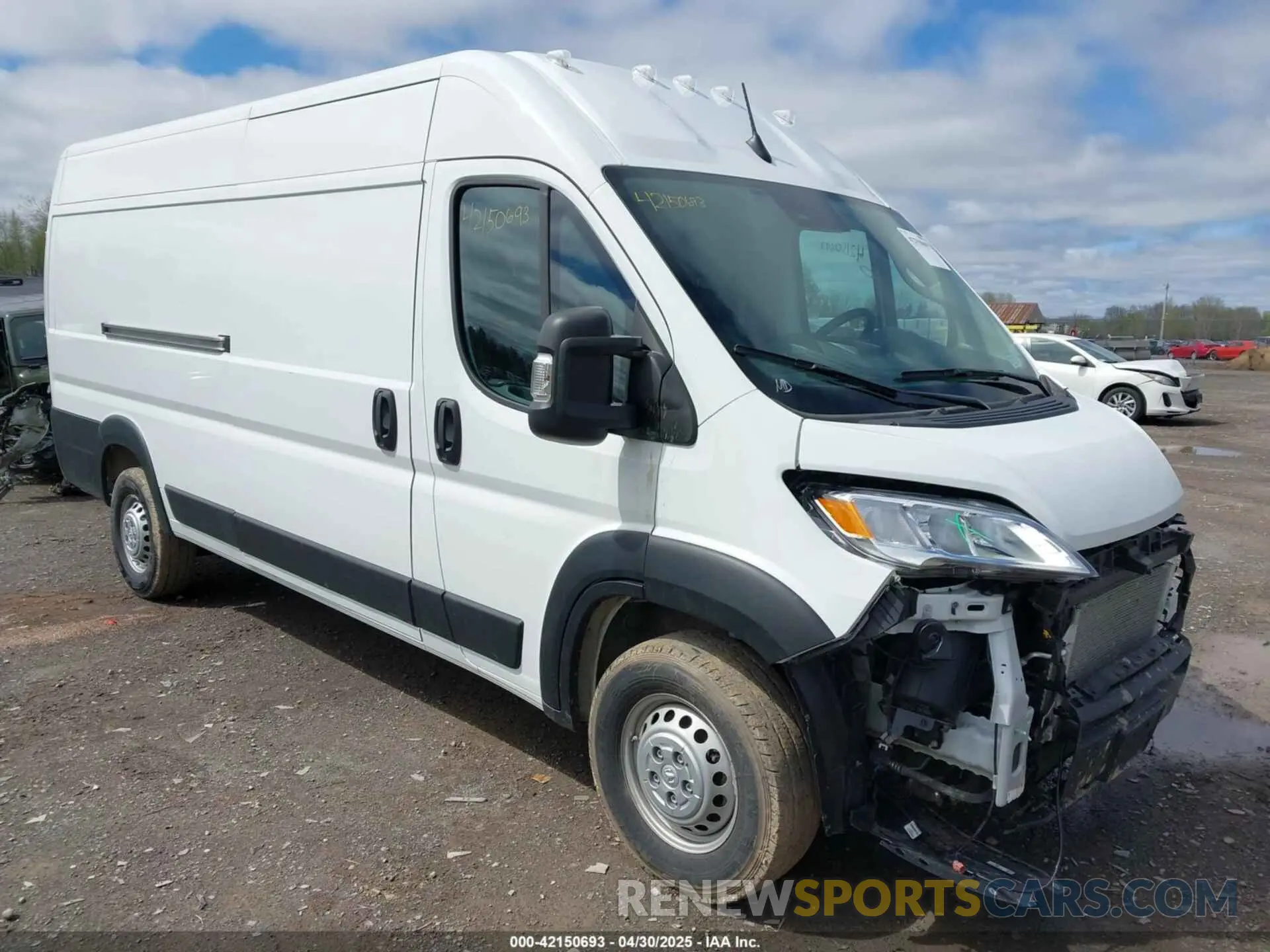 1 Photograph of a damaged car 3C6MRVJG3SE504821 RAM PROMASTER 3500 2025
