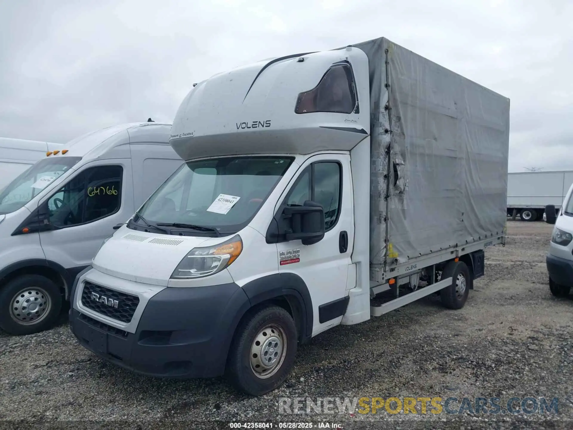2 Photograph of a damaged car 3C7WRVLG9KE535850 RAM PROMASTER 3500 CUTAWAY 2019