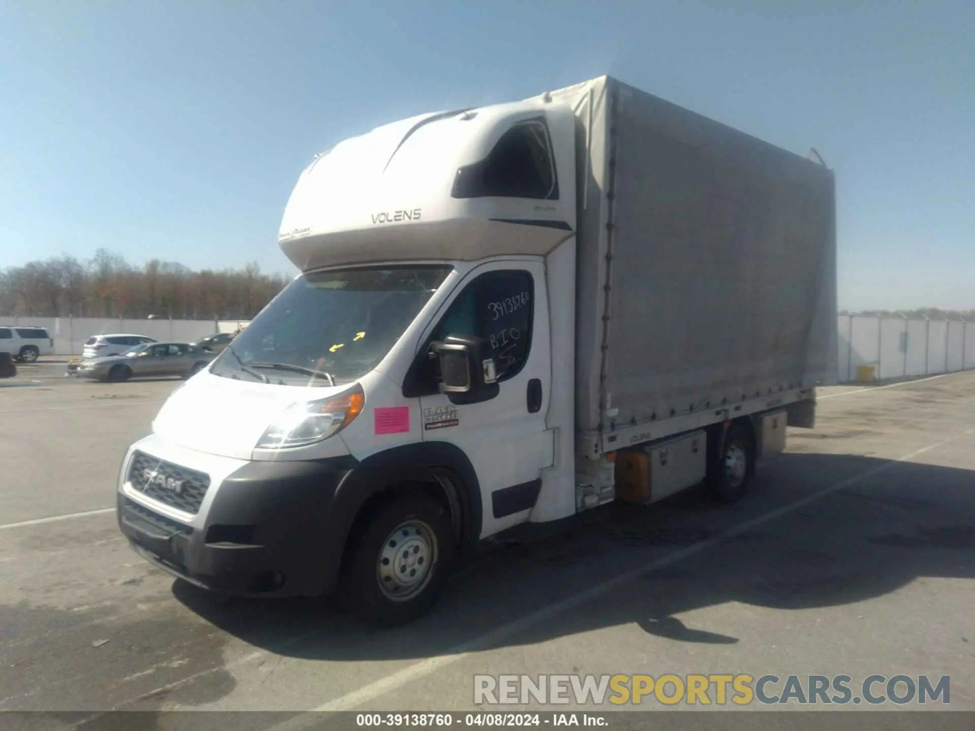2 Photograph of a damaged car 3C7WRVLG0ME524917 RAM PROMASTER 3500 CUTAWAY 2021